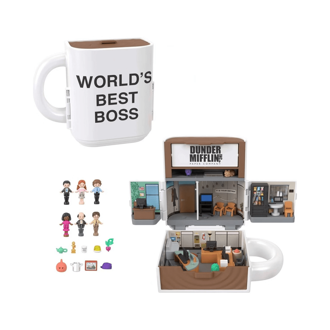 1 Mattel Polly Pocket The Office Collector Compact, 1 of 6