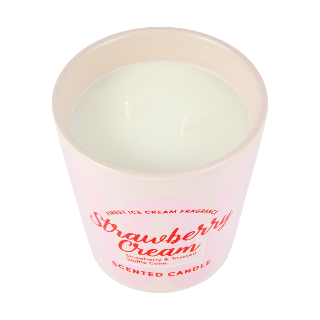 3 Strawberry Cream Ice Cream Candle, 3 of 6