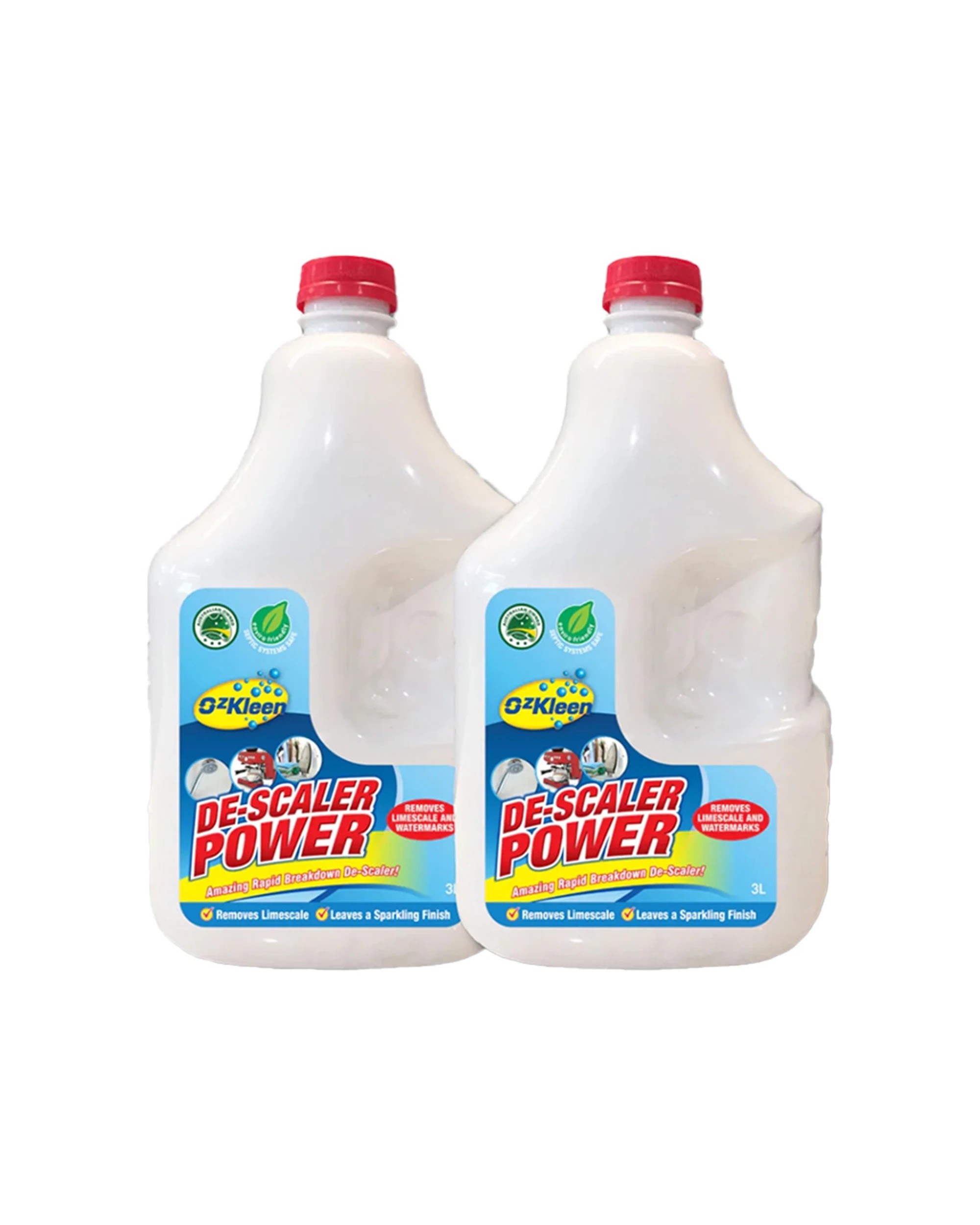 1 OzKleen Descaler Power 2 Pack 3L Bottles Limescale Remover - White, 1 of 1