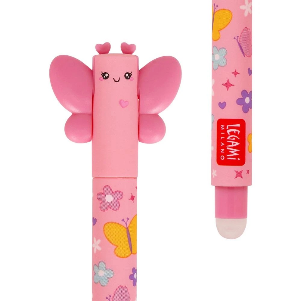 2 Legami Erasable Gel Pen Butterfly, 2 of 5