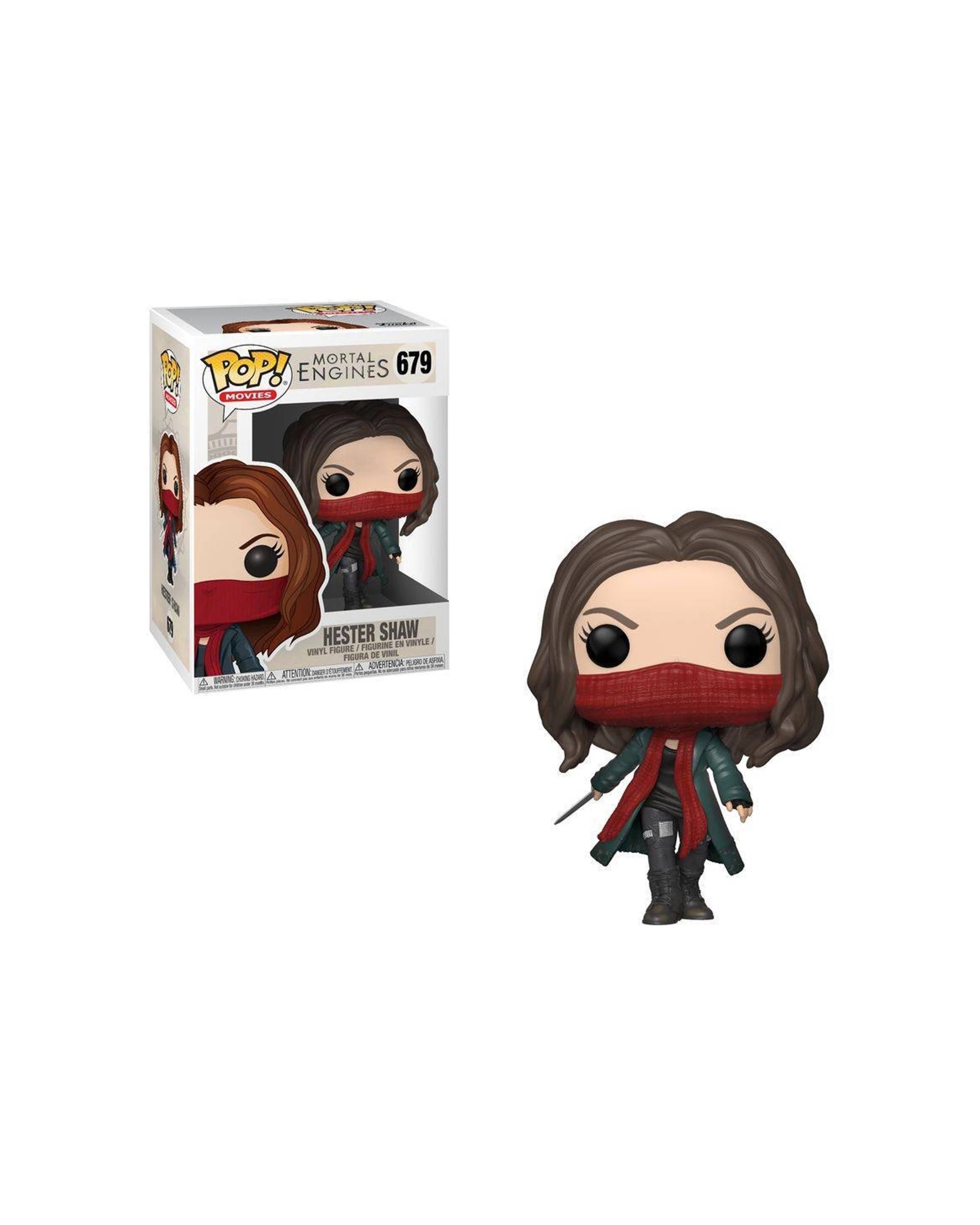 1 Pop Vinyl Figurine Mortal Engines - Hester Shaw 10cm Collectible Figure. - Multi, 1 of 3