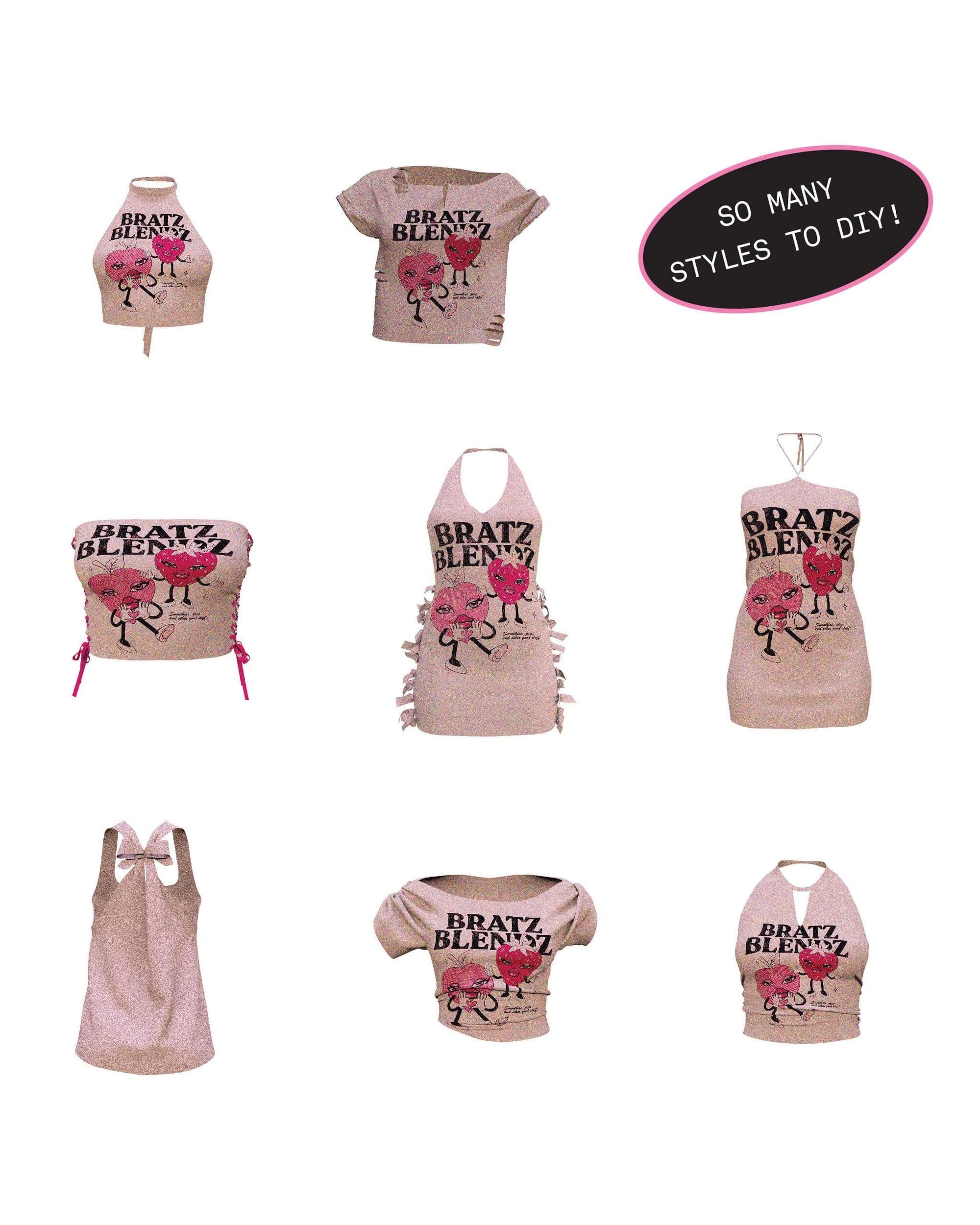 4 Bratz Stylin' Cloe Fashion Doll with Oversized Tee, 4 of 8