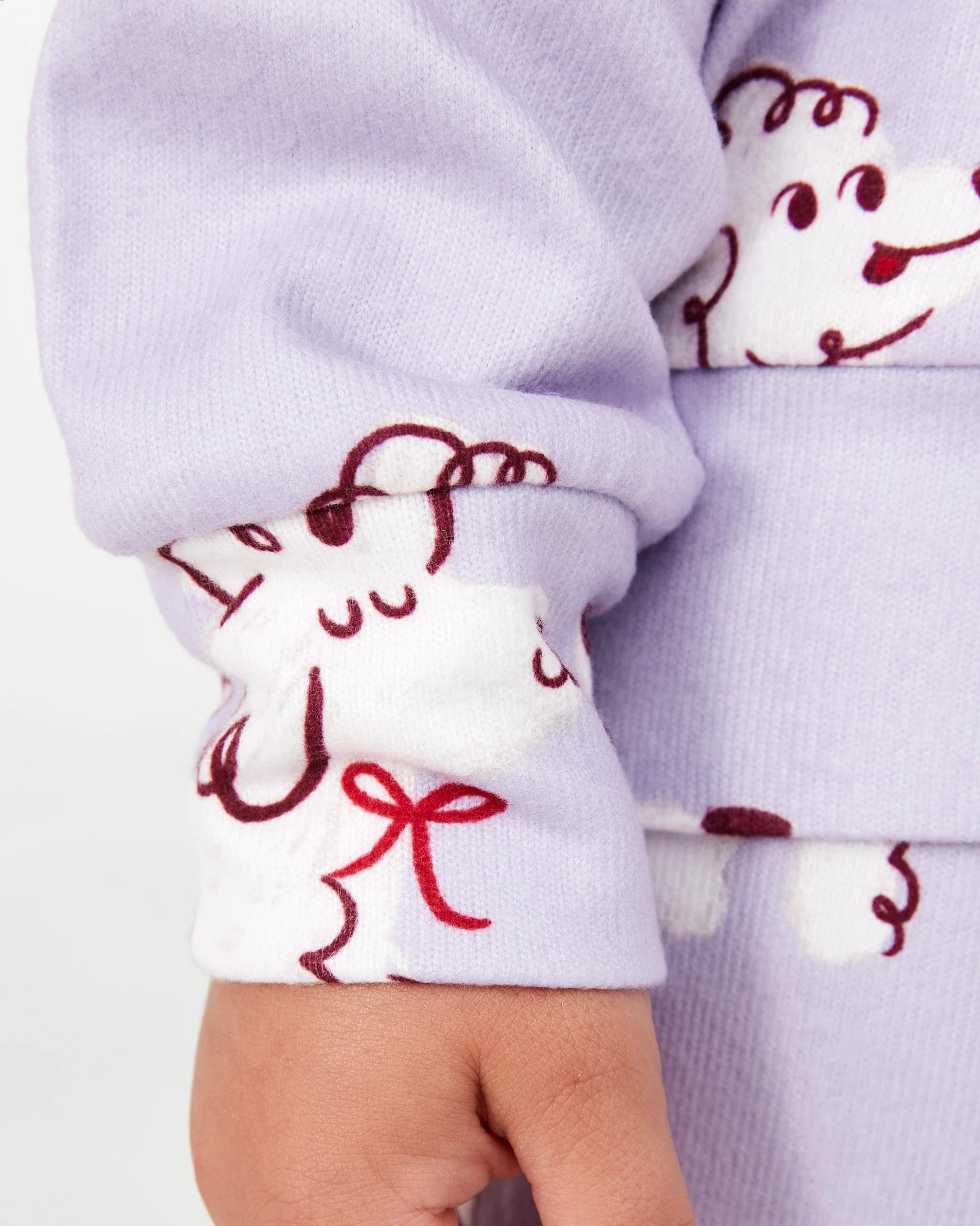 6 Hacci Pyjama Set Purp Pdle, 6 of 7