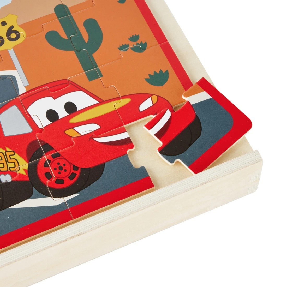 7 Disney Pixar Wooden Toys Puzzle Gift Set, 7 of 7