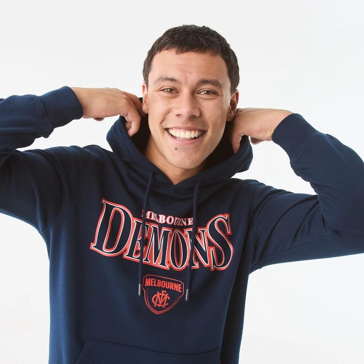 4 Official AFL Adult Hoodie Melbourne, 4 of 7