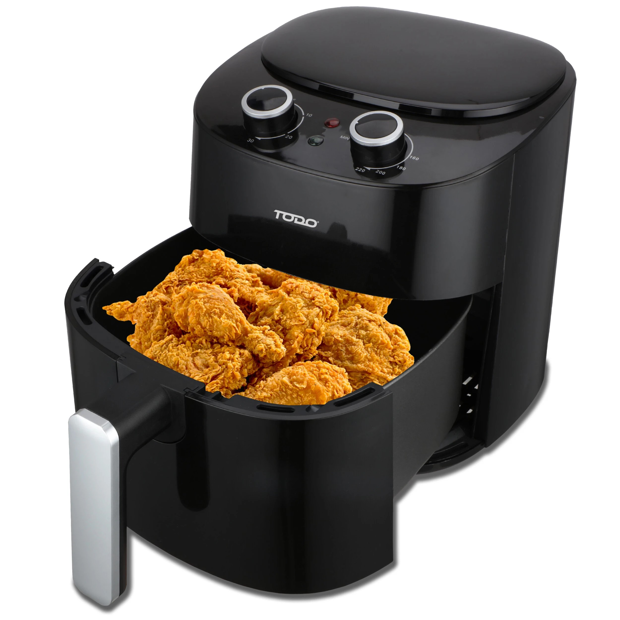 1 Todo 4.2l Air Fryer 1300w Convection Oven Fan Forced Multi Function Cooker Analog Black, 1 of 4