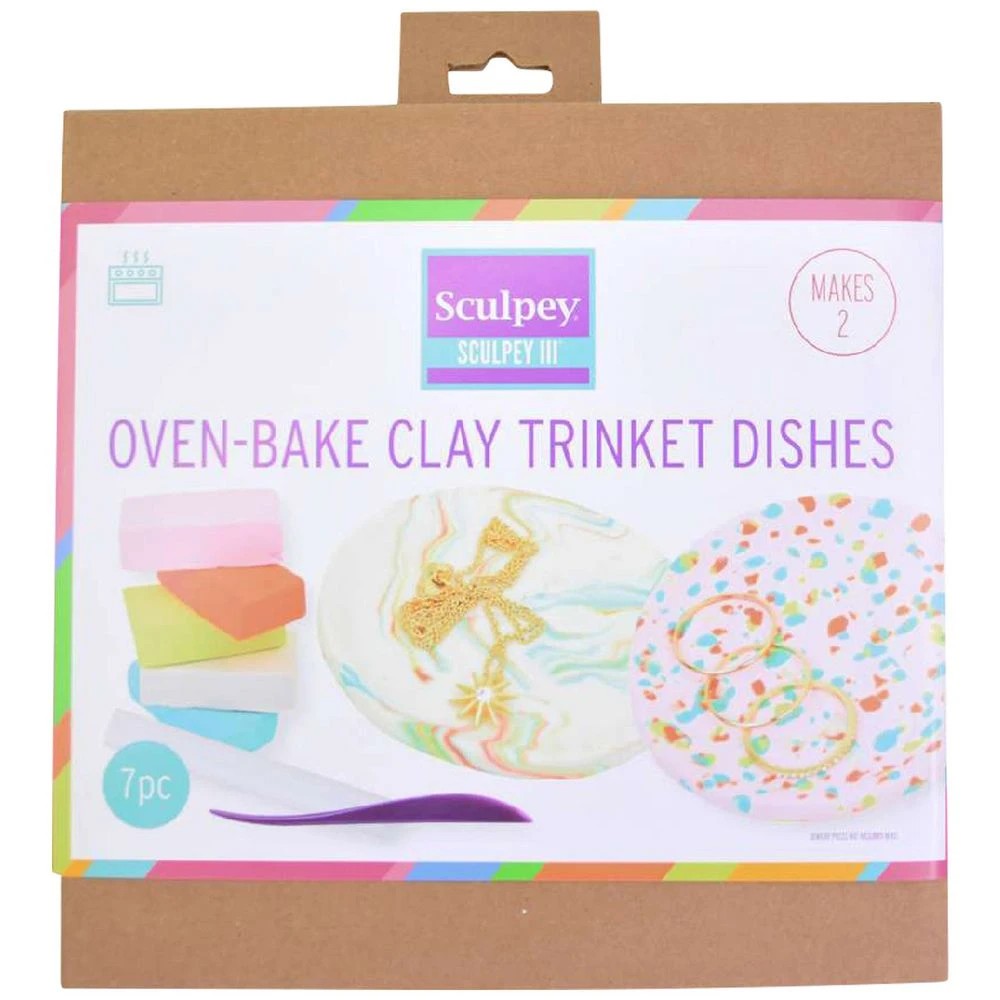 1 Sculpey III Oven-bake Clay Trinket Dish Kit, 1 of 4