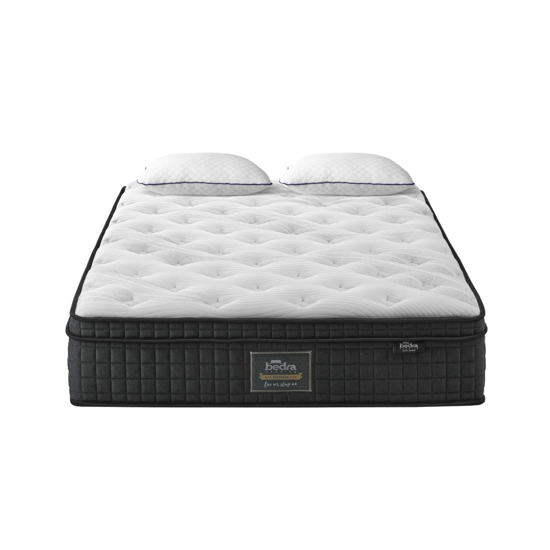 1 Bedra Bedding Queen Mattress Cool Gel Foam Pocket Spring 34cm With Pillows
 - Multi, 1 of 10