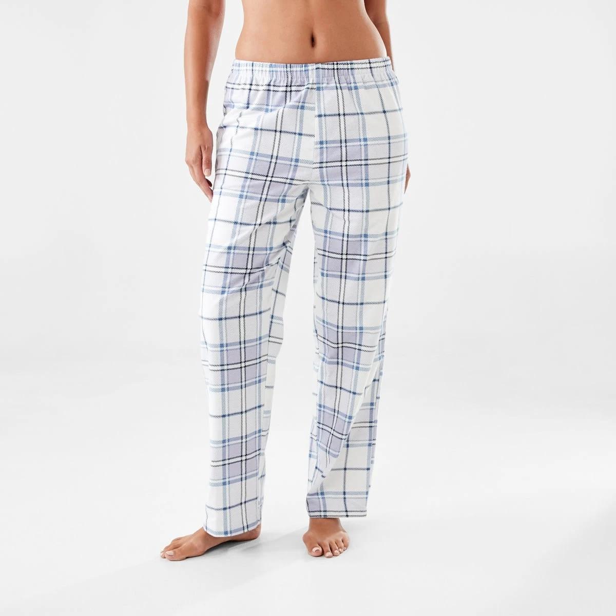 1 Printed Flannel Pants Li Del Chk, 1 of 5