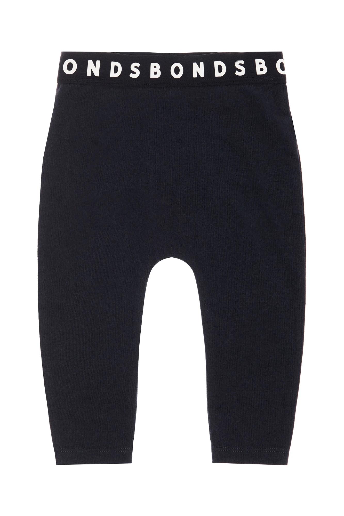 1 Baby Bonds Stretchies Leggings BLACK, 1 of 2