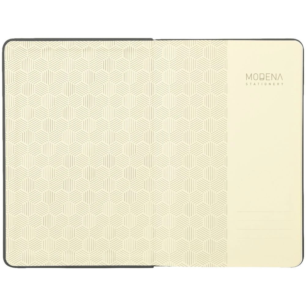 3 Modena A5 PU Plain Notebook Grey, 3 of 5