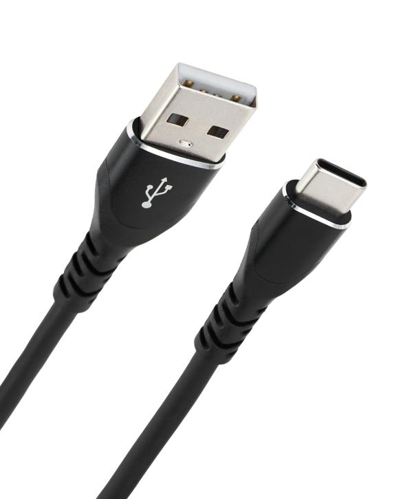 USB-A to USB-C Coil Cable
