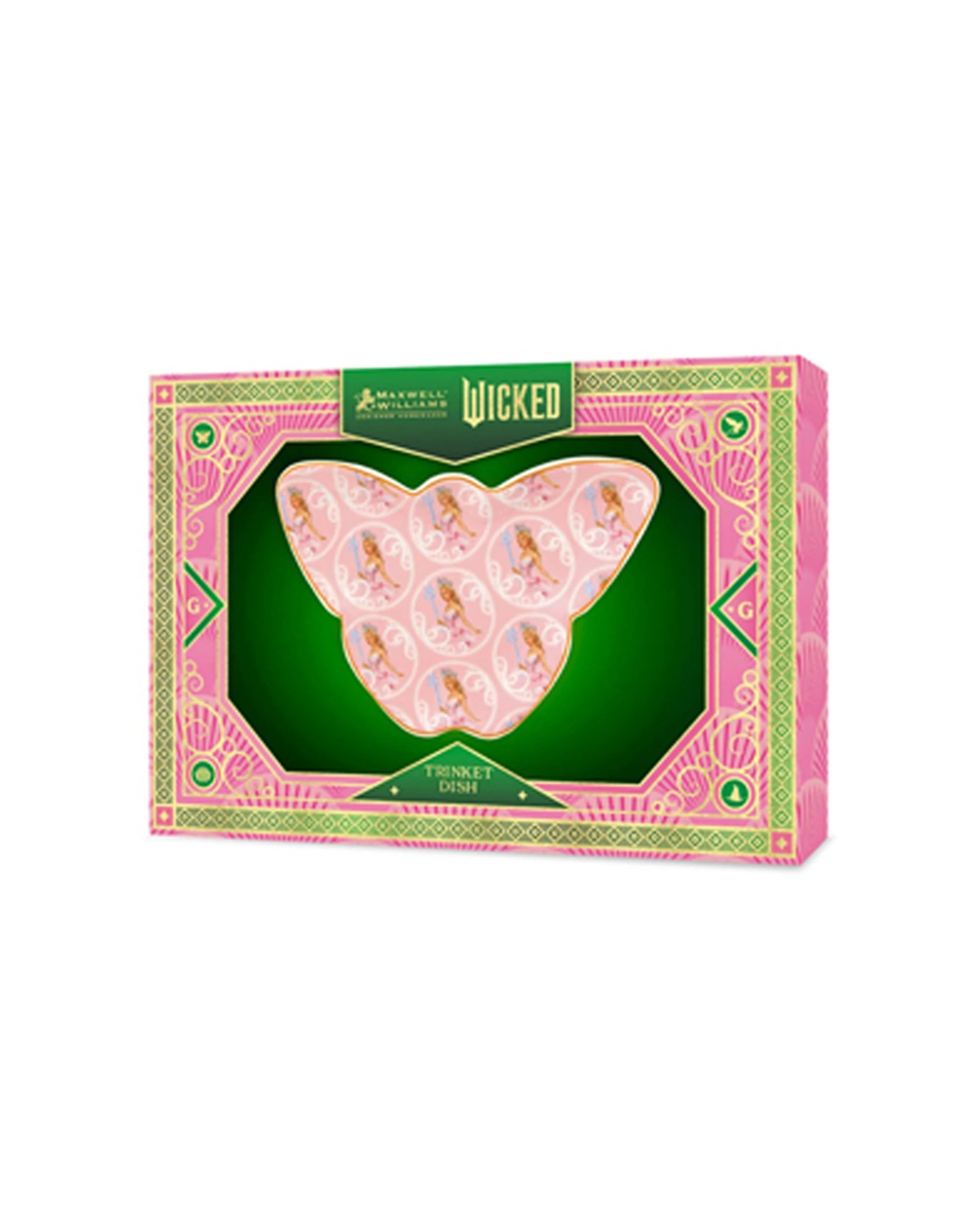 3 Maxwell & Williams Wicked Magical Trinket Dish 16.5cm Glinda in Bubble Ceramic Home Decor, 3 of 3