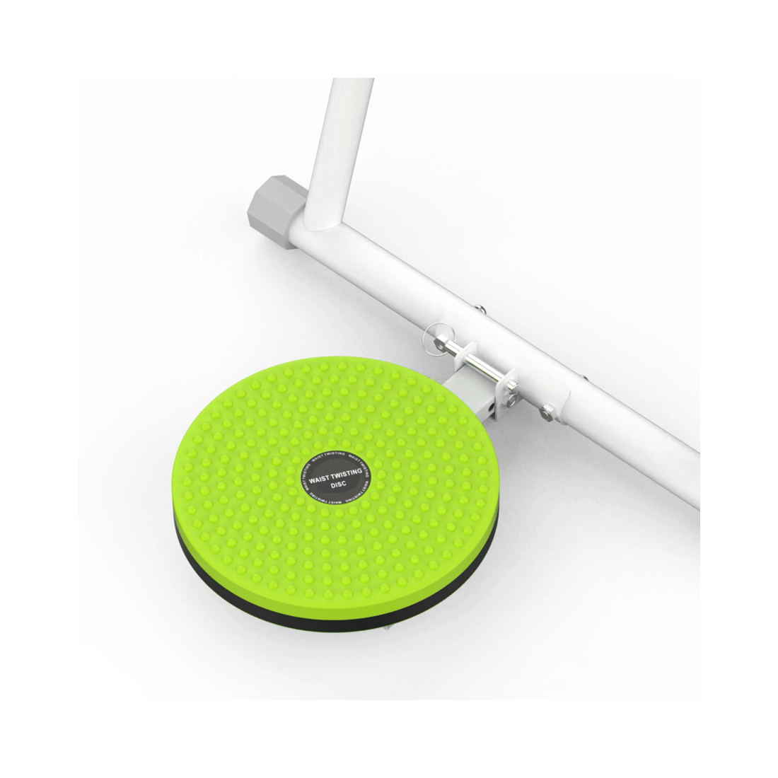 4 Advwin Adjustable Stair Stepper w/Twisting Waist Disc White, 4 of 7