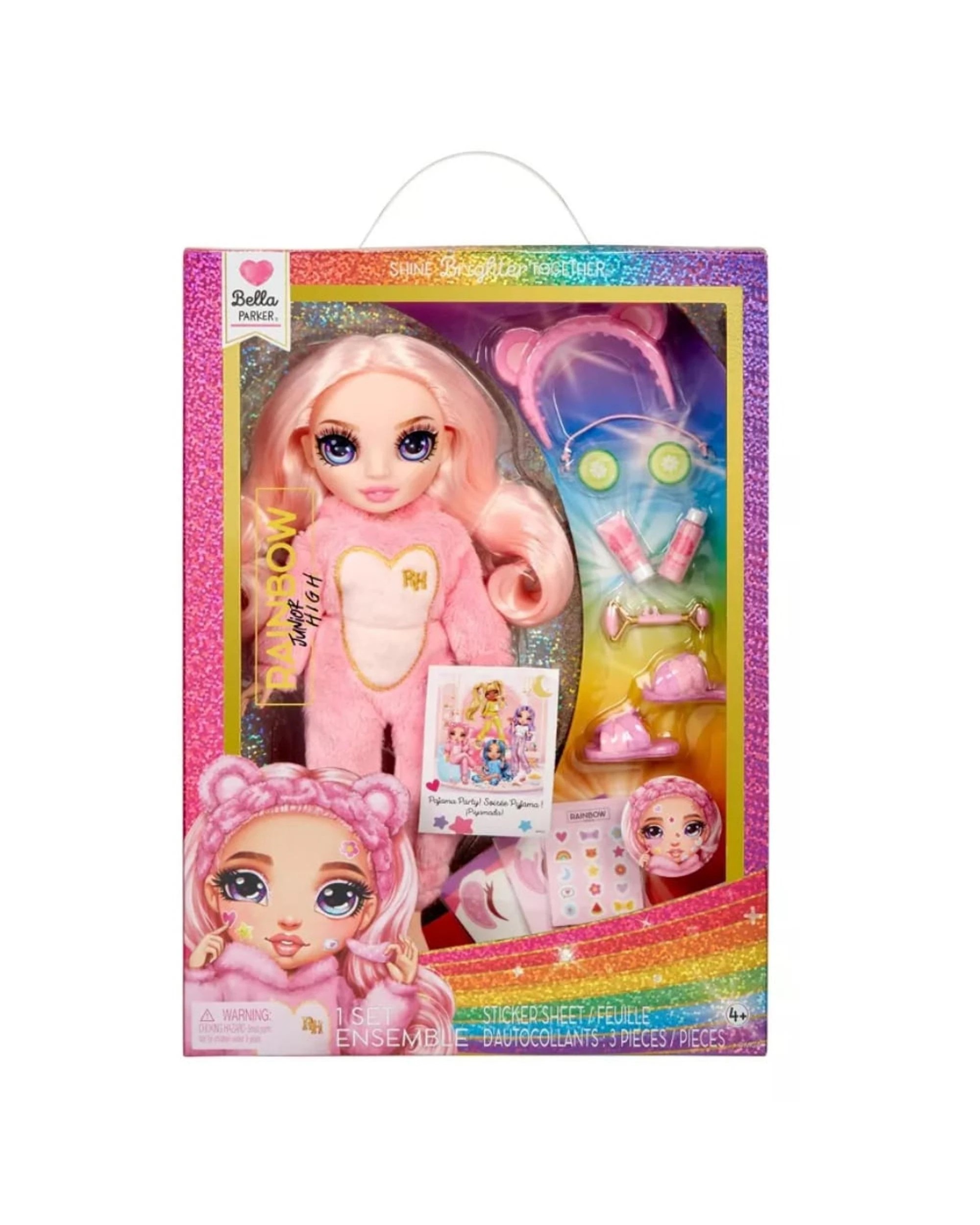 1 Rainbow High Junior High PJ Party Bella Parker Doll, 1 of 4