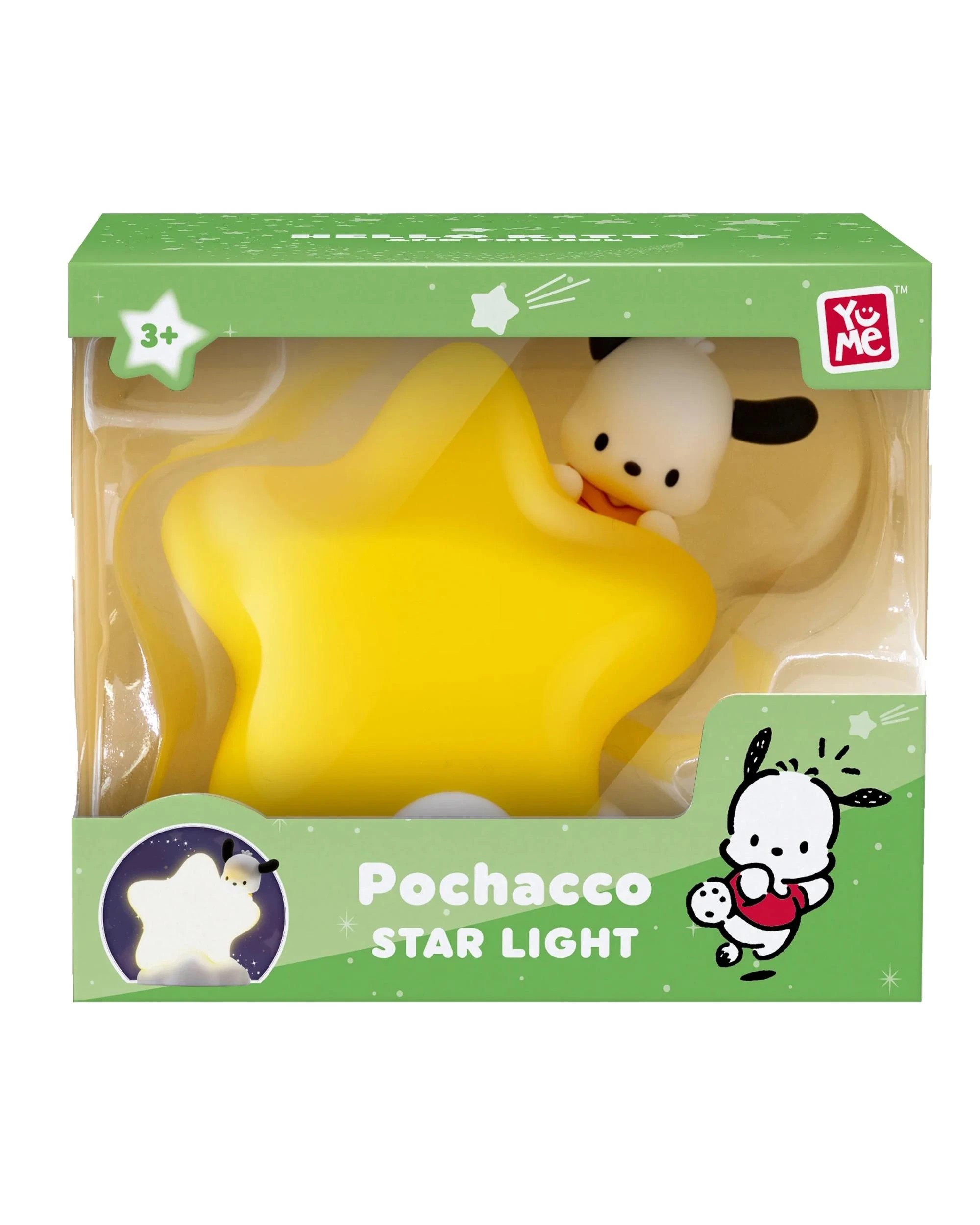 1 YuMe Hello Kitty and Friends Little Star Light Pochacco Figure, 1 of 3