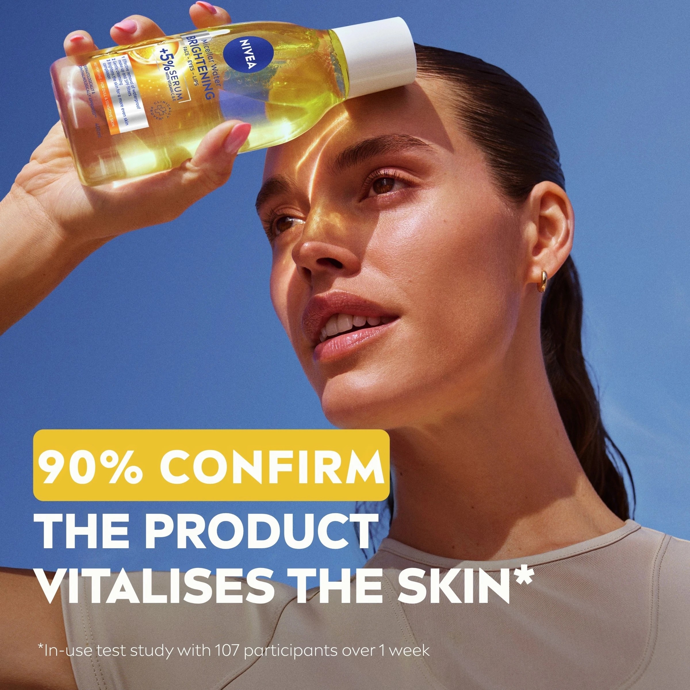 5 Nivea Brightening Micellar Water 400ml - 5% Serum with Vitamin E and C and Amino Acid Complex, 5 of 9