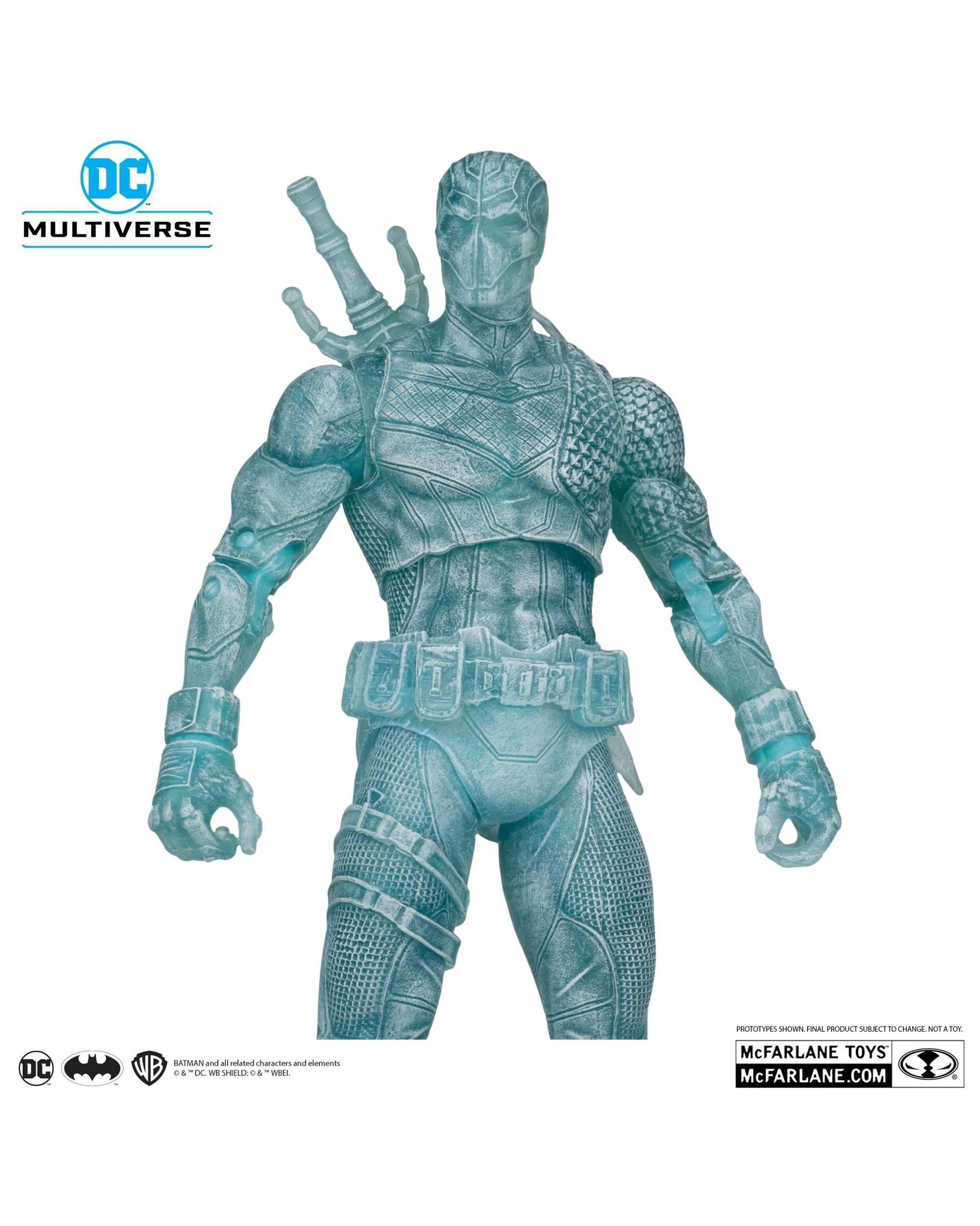 8 McFarlane DC Multiverse Deathstroke - DC Rebirth -  Frostbite Edition 7 inch Action Figure Gold Label Figure, 8 of 9