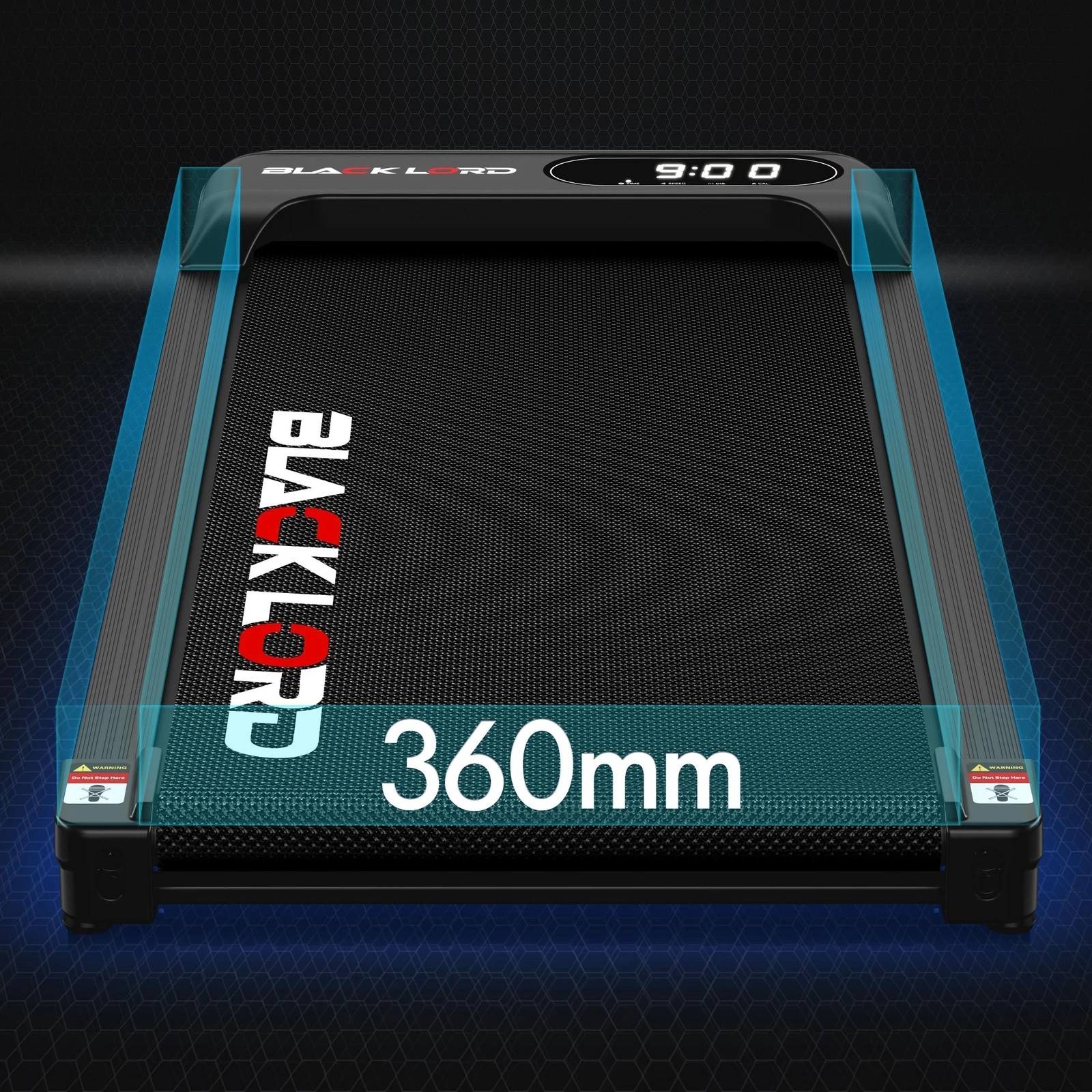 8 Black Lord Treadmill Electric Walking Pad Incline Home Gym Magnetic Remote - Black, 8 of 10