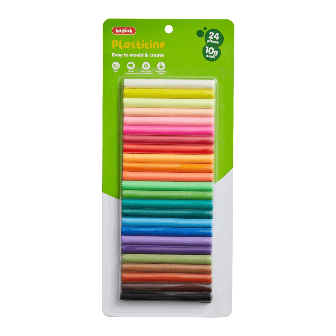 1 Kadink Plasticine Assorted 24 Pack, 1 of 3