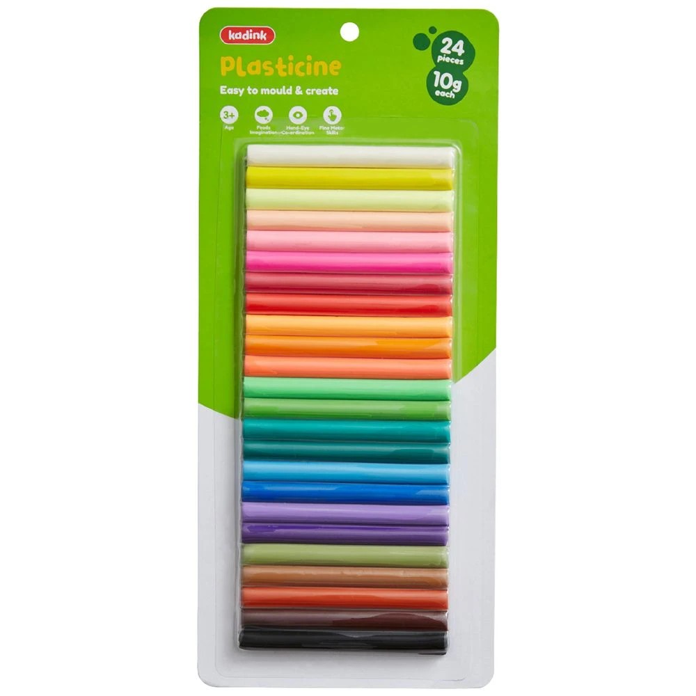 1 Kadink Plasticine Assorted 24 Pack, 1 of 3