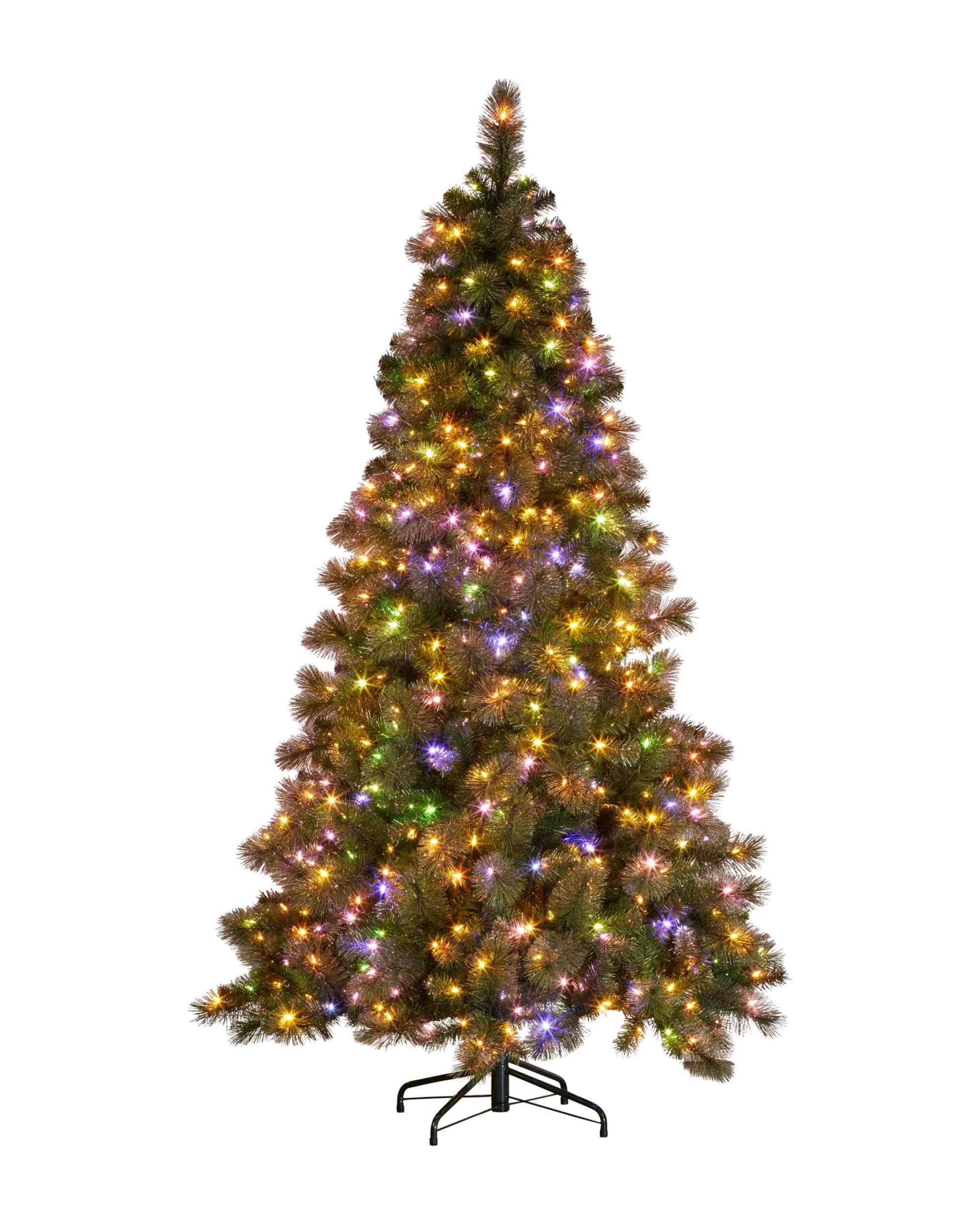 5 Christabelle 9ft Christmas Tree Glittery Gold Pine Needles 850 Led Multi-functional Lights Xmas Decor, 5 of 6