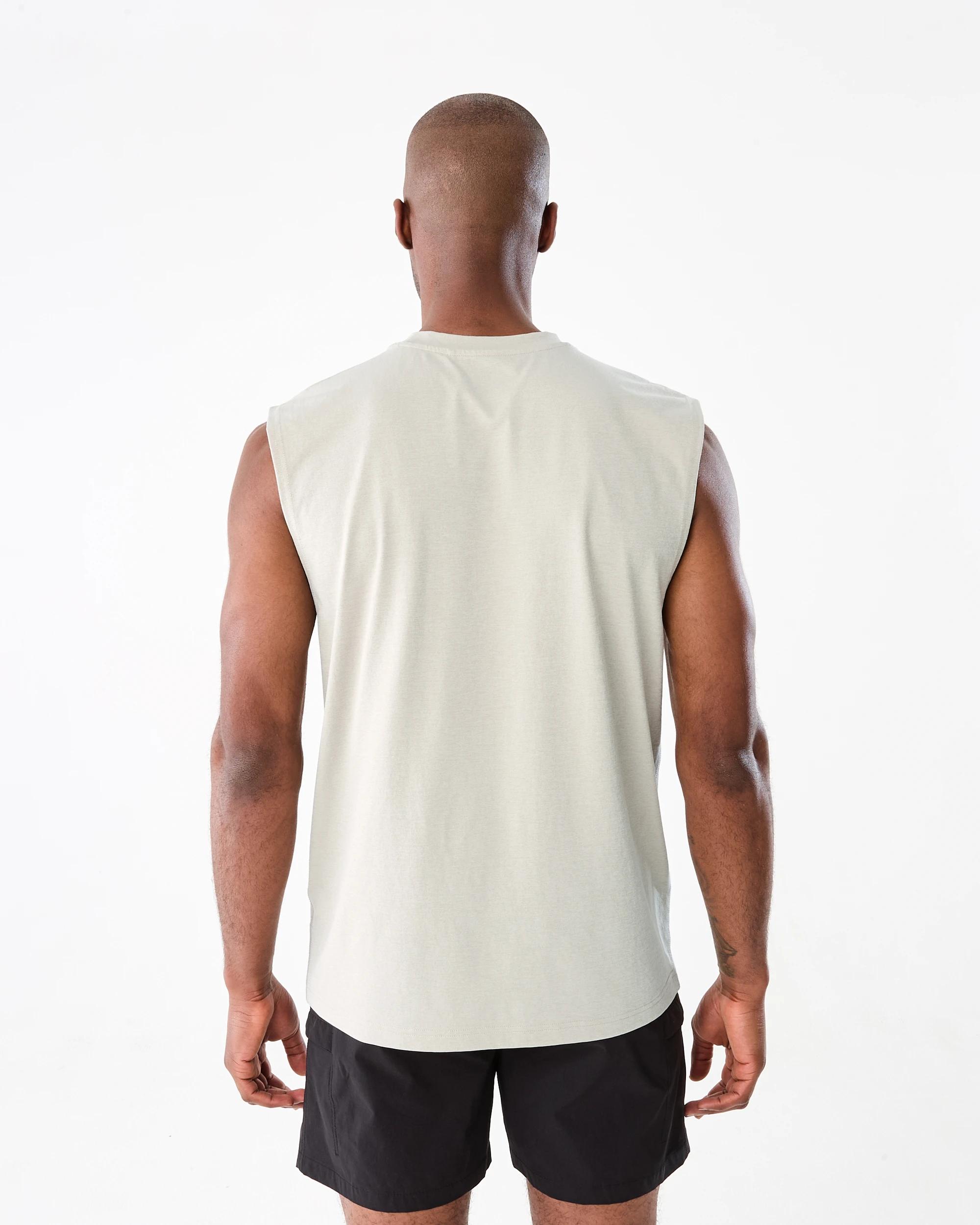 3 Active Mens Training Oversized Muscle Reef Grey, 3 of 7