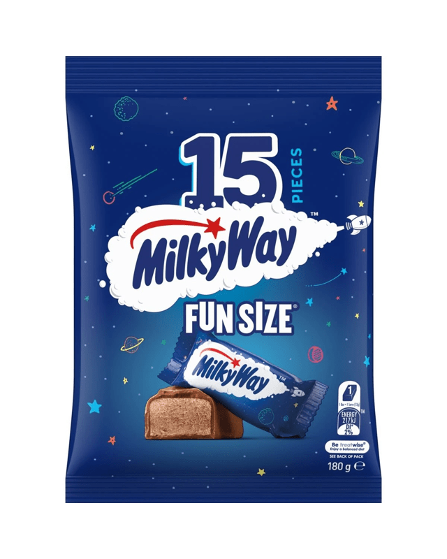 Milky Way 15 Piece Fun Size Chocolate Party Share Pack 
