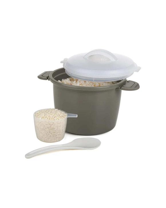 Progressive Microwave Rice Cooker Set 6 Cup 1.4l Dishwasher Safe With Lid - Green