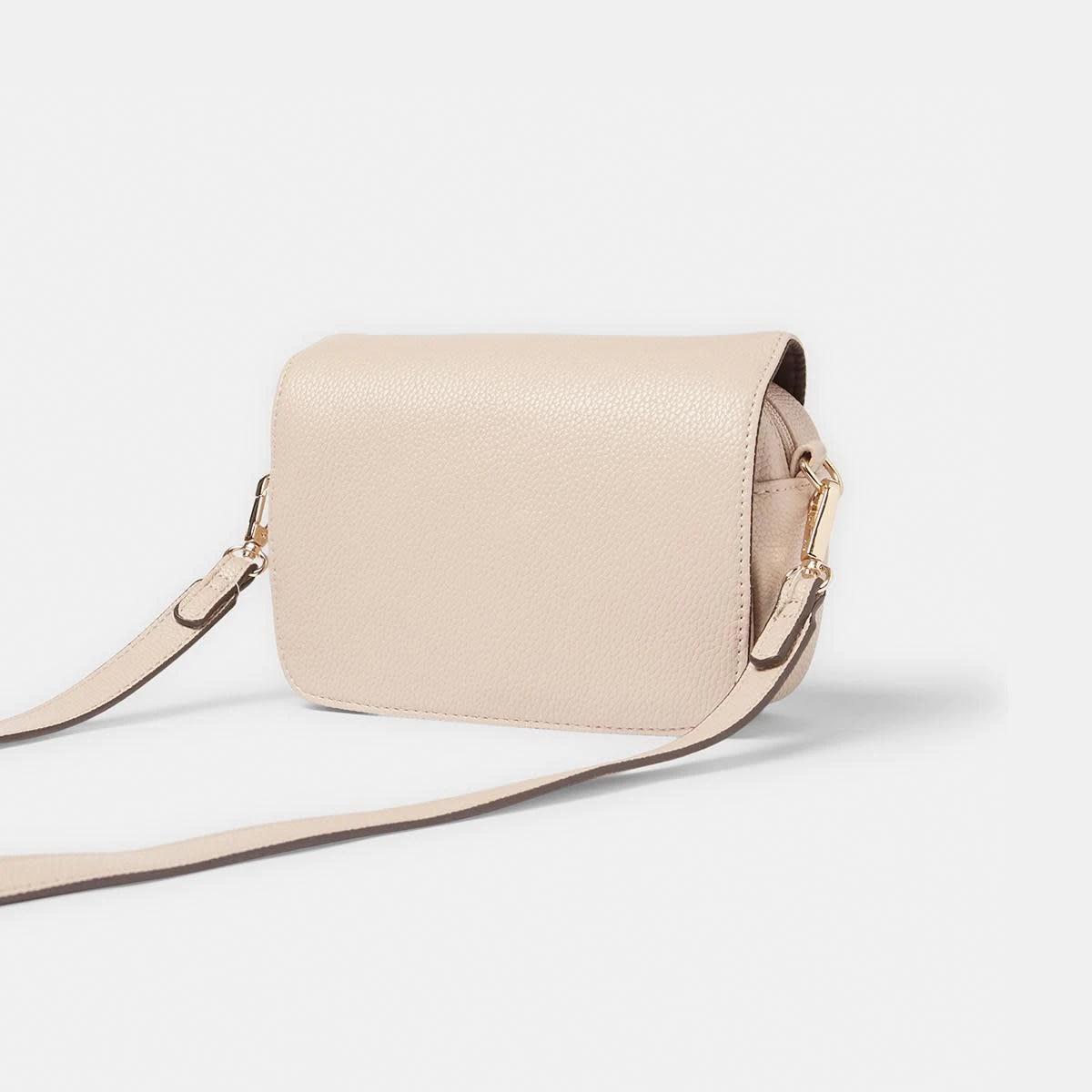 2 Front Flap Crossbody Bag Sand, 2 of 5