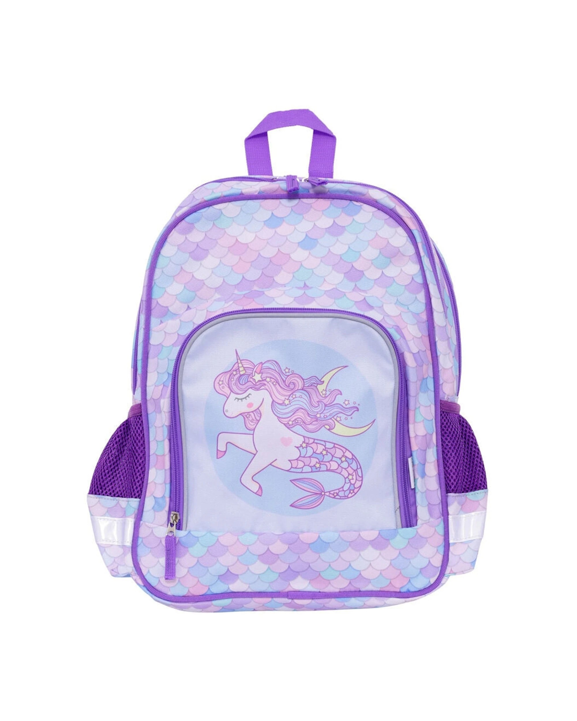 1 Splosh Out & About Mermicorn Backpack Kids Children School Bag Weatherproof Polyester 40x31cm - Purple, 1 of 6