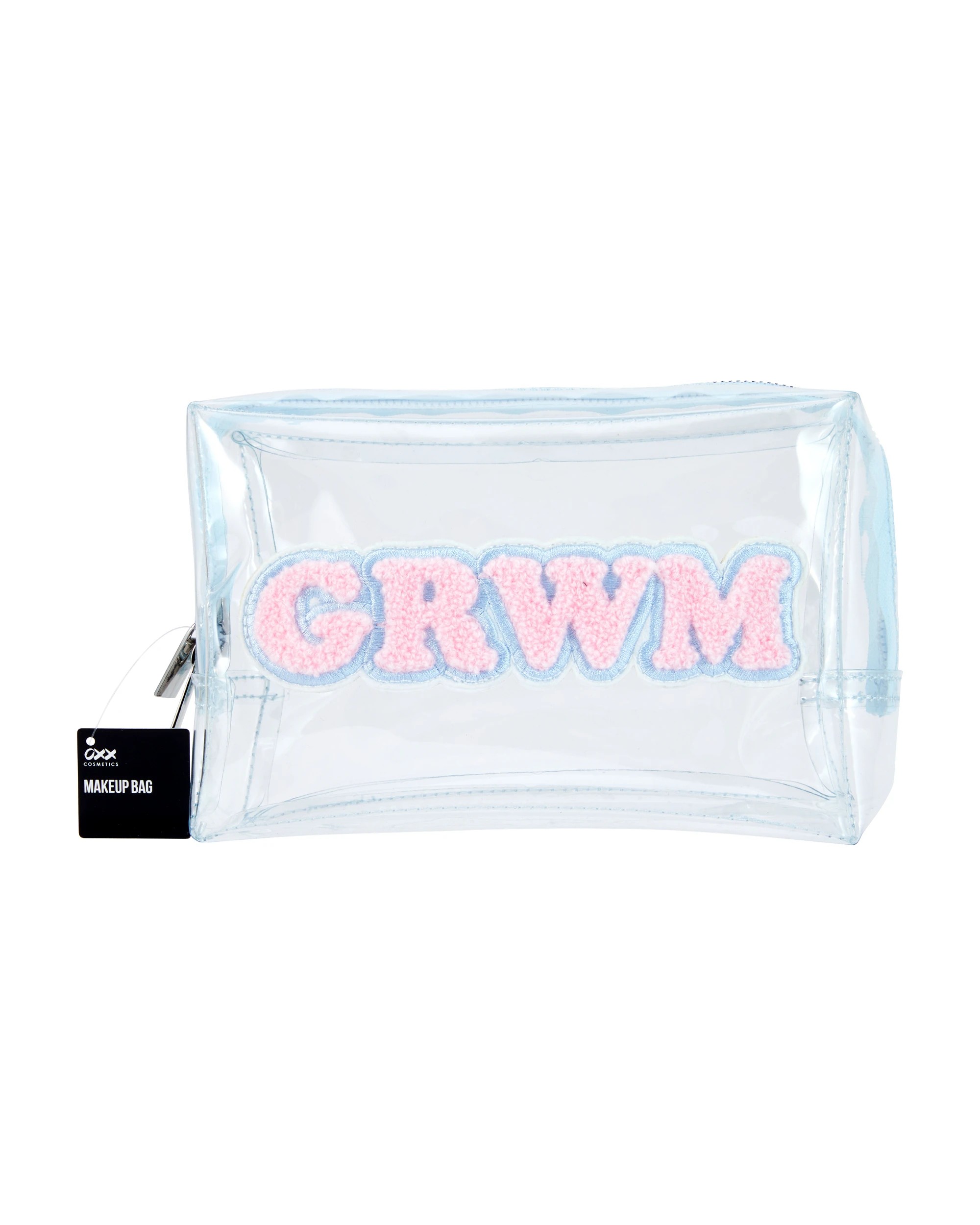 4 OXX Cosmetics Makeup Bag - Slogan, Blue and Pink, 4 of 4