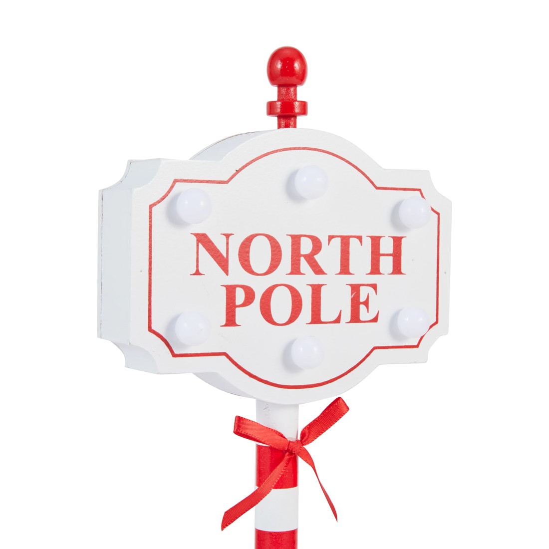 7 Light Up North Pole Sign, 7 of 8