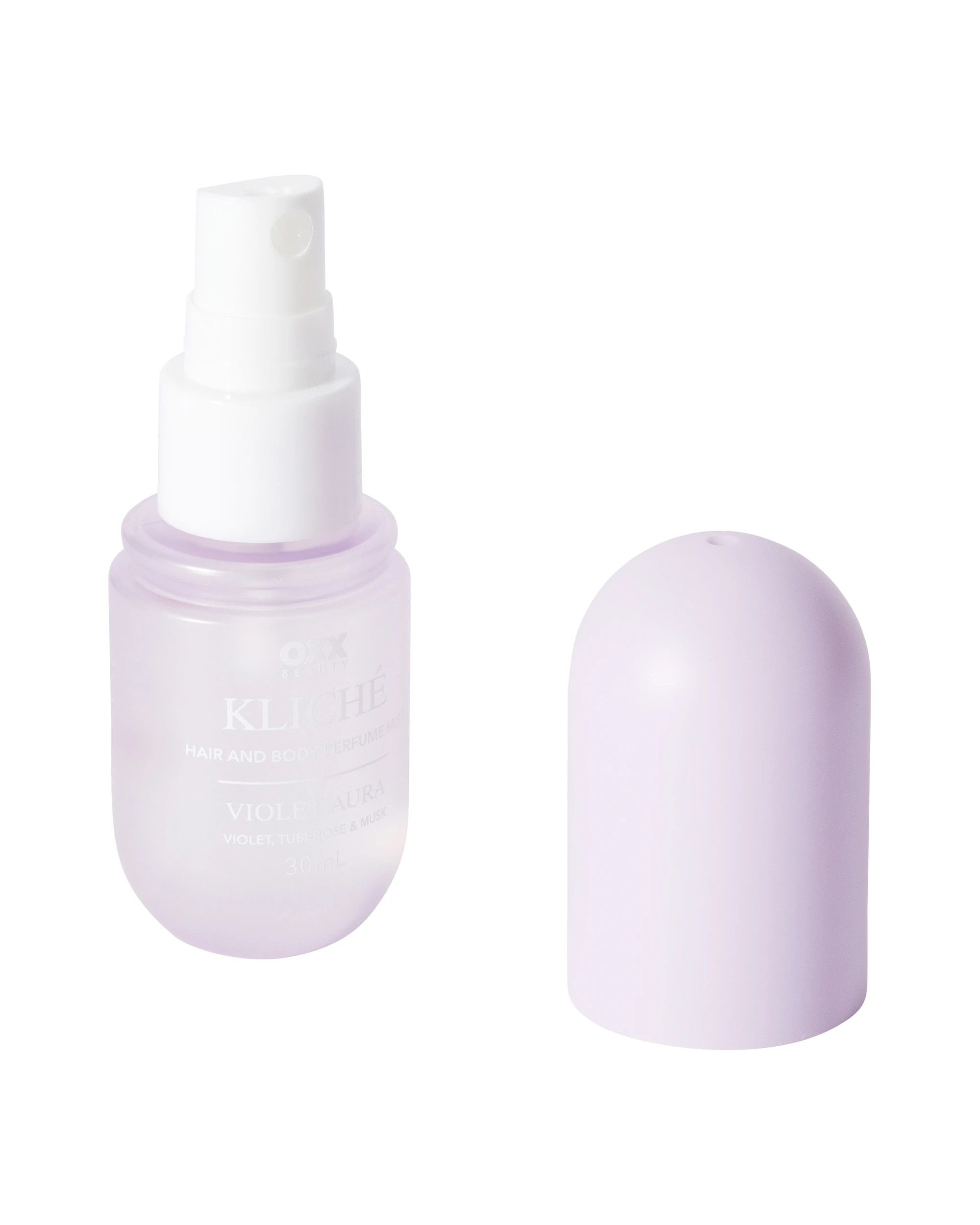 3 OXX Fragrance Kliche Violet Aura Hair & Body Perfume Mist 30ml, 3 of 6
