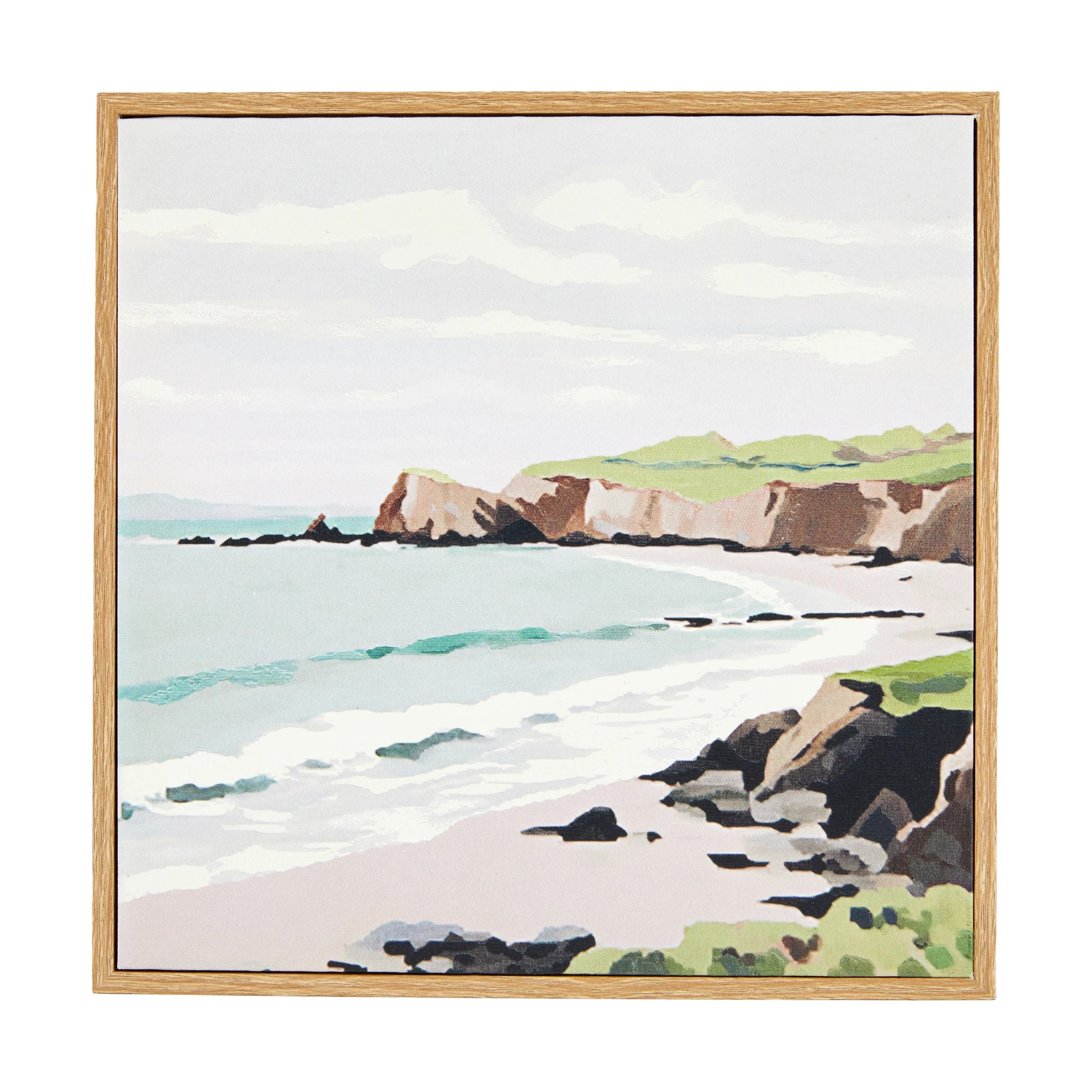 1 At The Beach Framed Canvas, 1 of 5