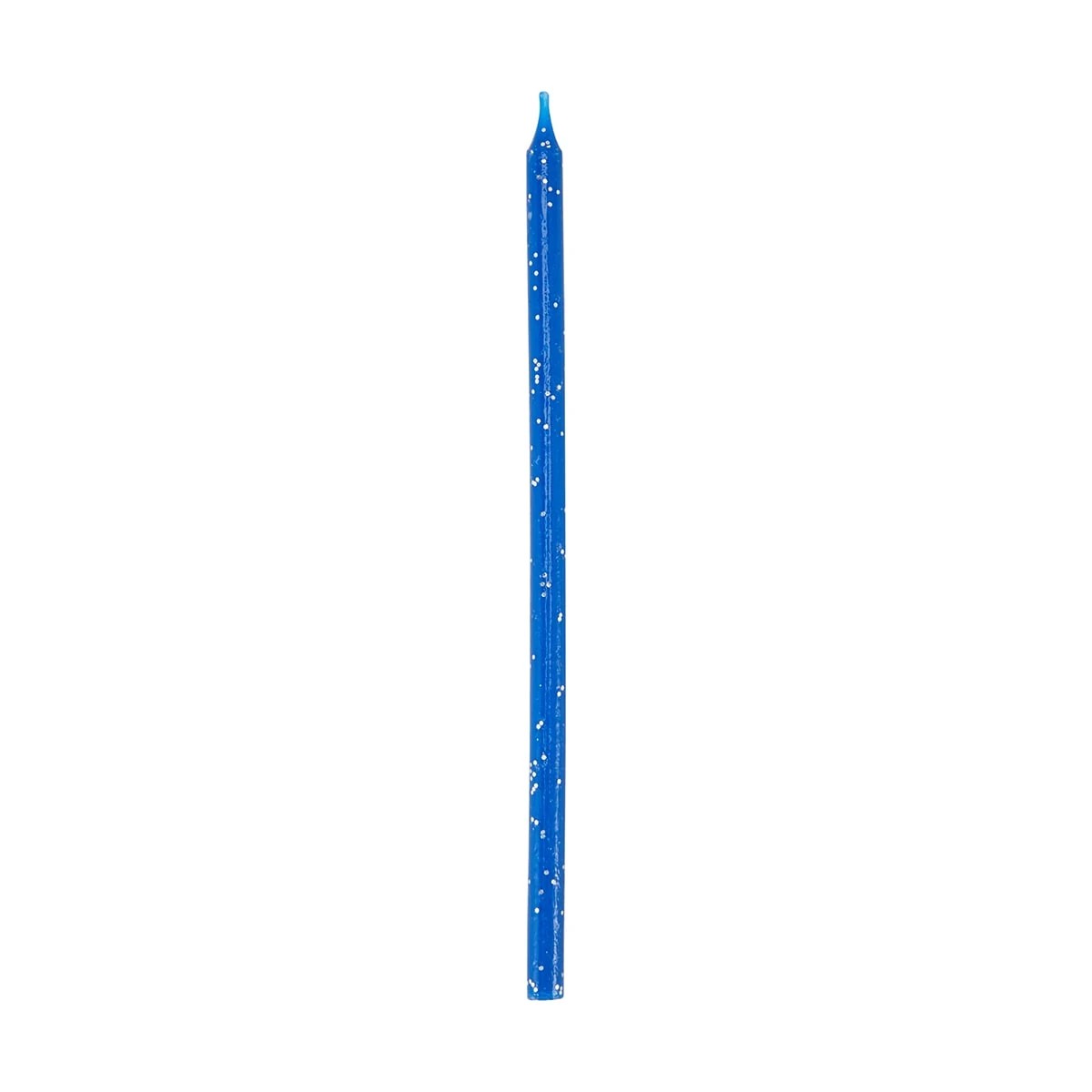 4 10 Pack Glitter Candles - Blue, 4 of 7