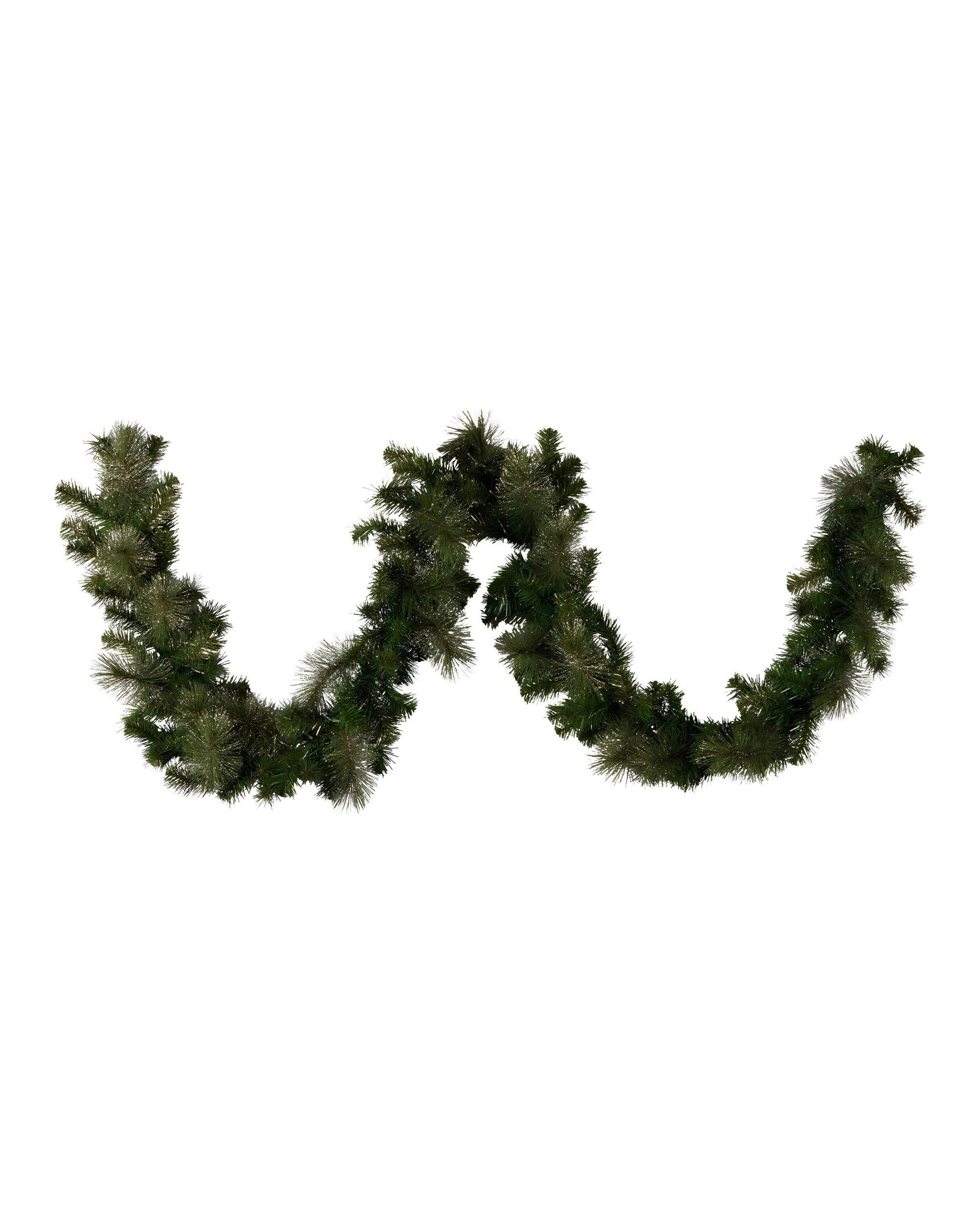 6 Christabelle 2.7m Christmas Garland With Led Lights Glittery Gold Pine Mantle Decoration Ornament, 6 of 7