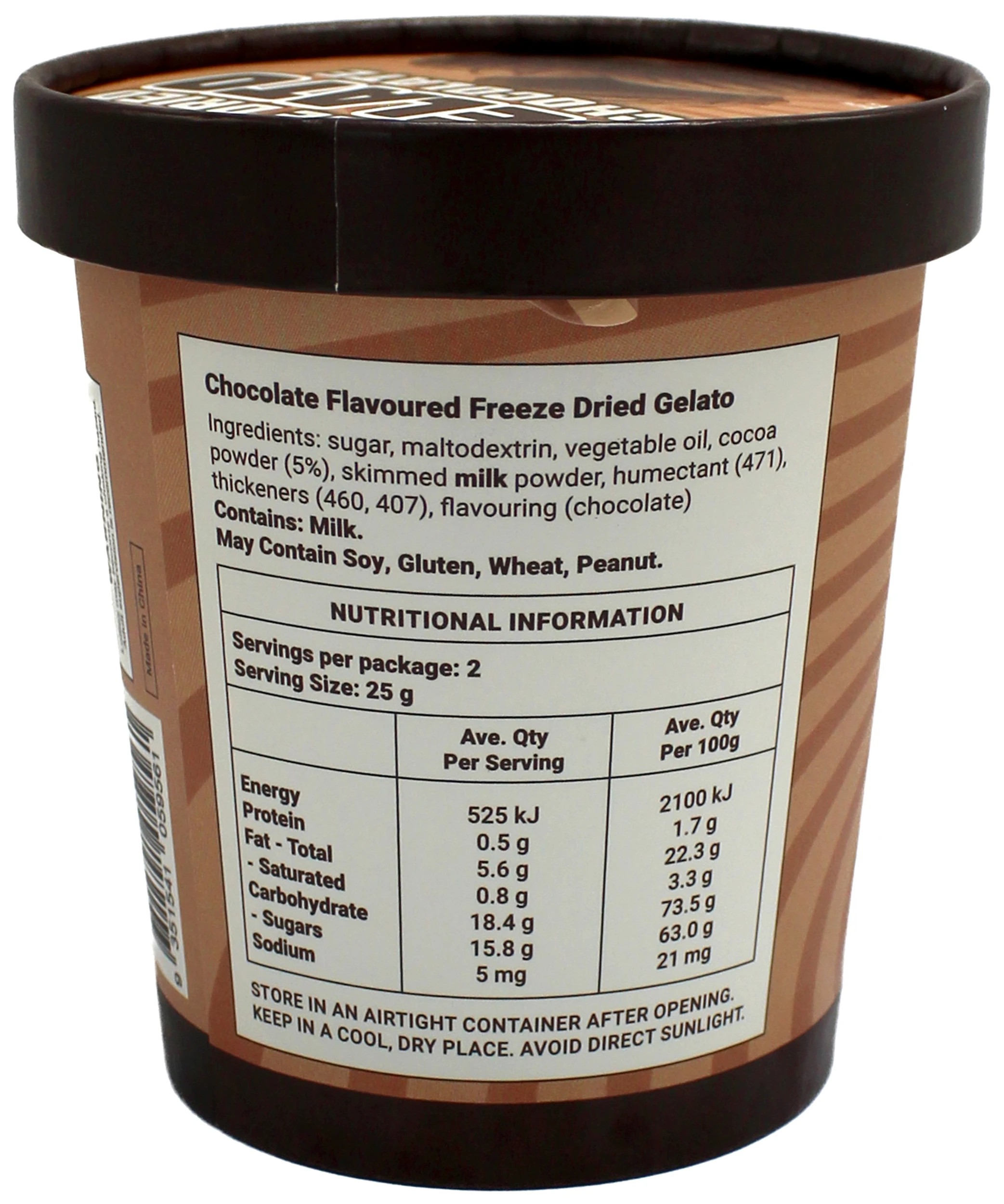 2 Sweet Vibes Freeze Dried Gelato 50g - Chocolate, 2 of 3