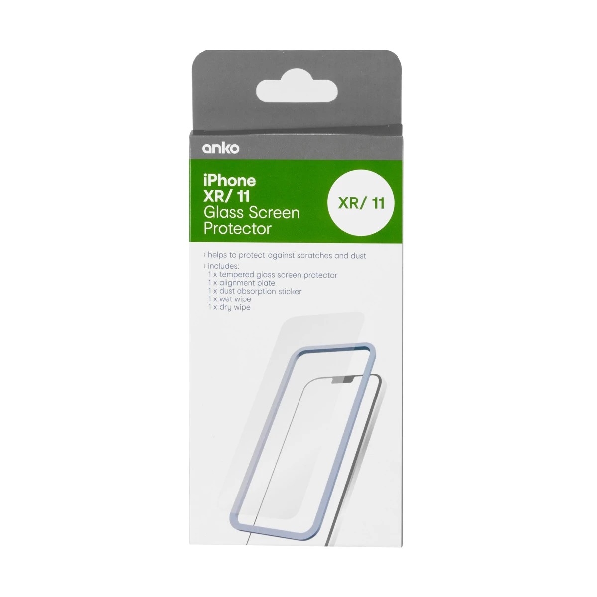 1 iPhone XR Glass Screen Protector, 1 of 5