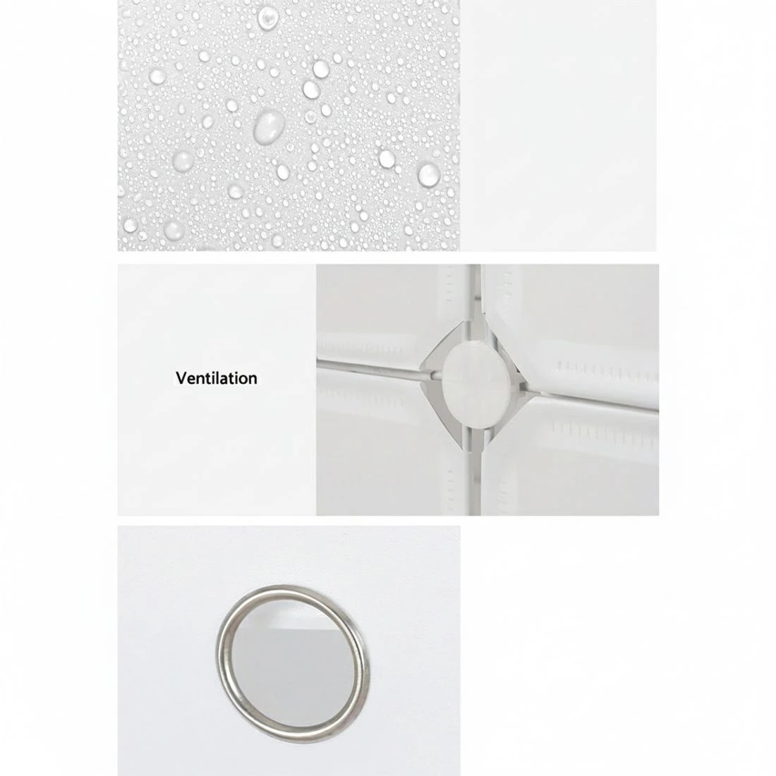 4 Artiss Shoe Rack Storage Cabinet DIY 15 Storage Cube Stackable - White, 4 of 5