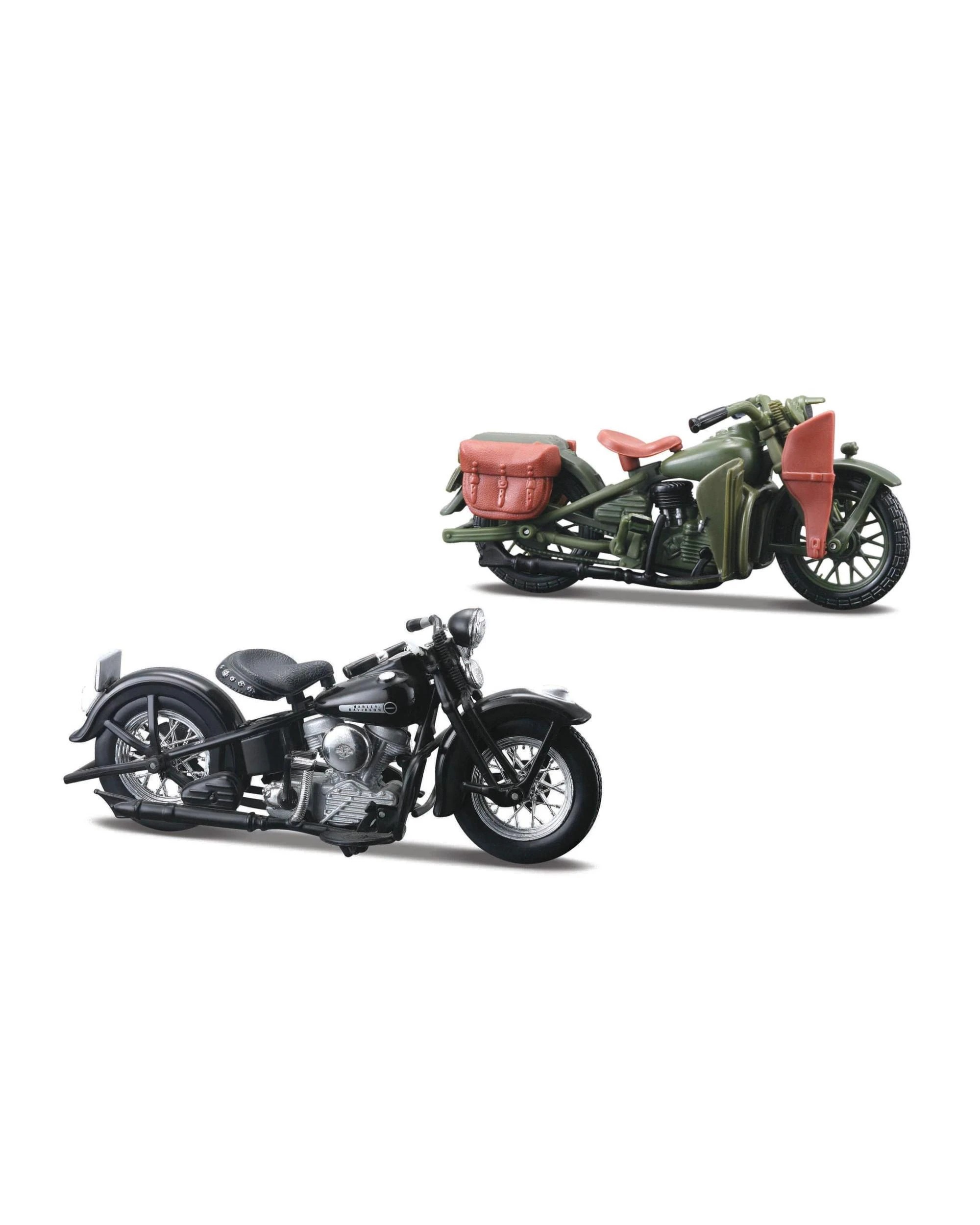 1 Maisto Harley-Davidson 1940s Motorcycle Duos 1:18 Scale Diecast Vehicle 2 Pack, 1 of 4