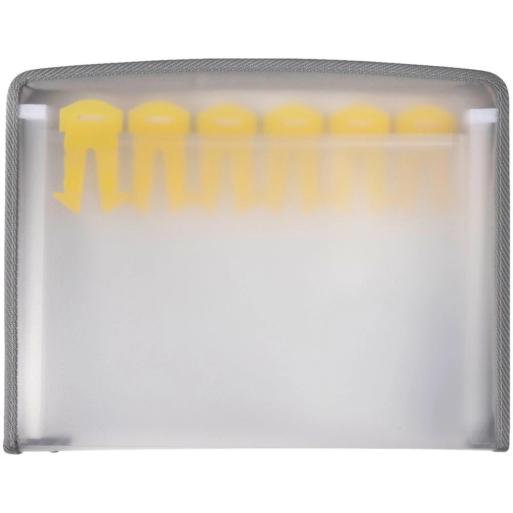 3 ColourHide A4 Zip It Expanding File Clear, 3 of 3