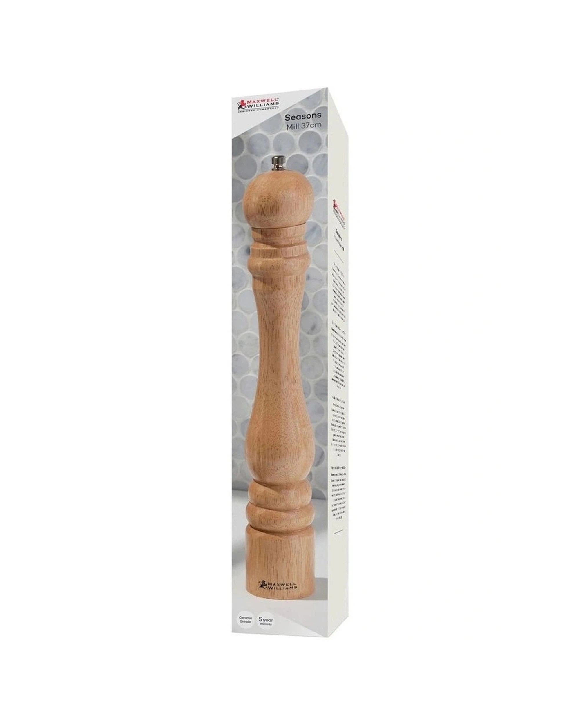 3 Maxwell & Williams Seasons Salt And Pepper Mill 37cm Gift Boxed For Kitchen
 - Plain, 3 of 6