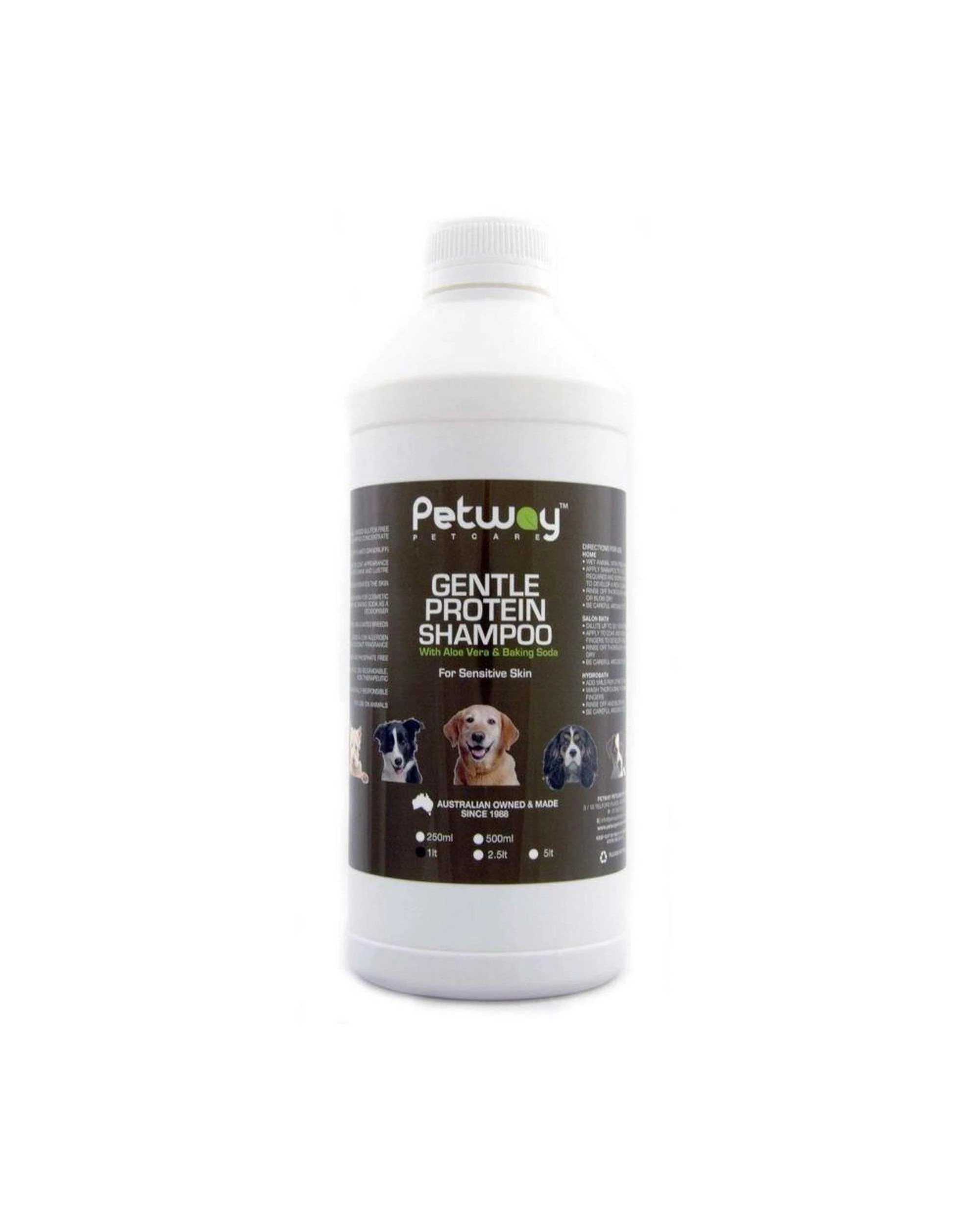1 Petway Petcare Gentle Protein Dog Grooming Shampoo 1L, 1 of 1