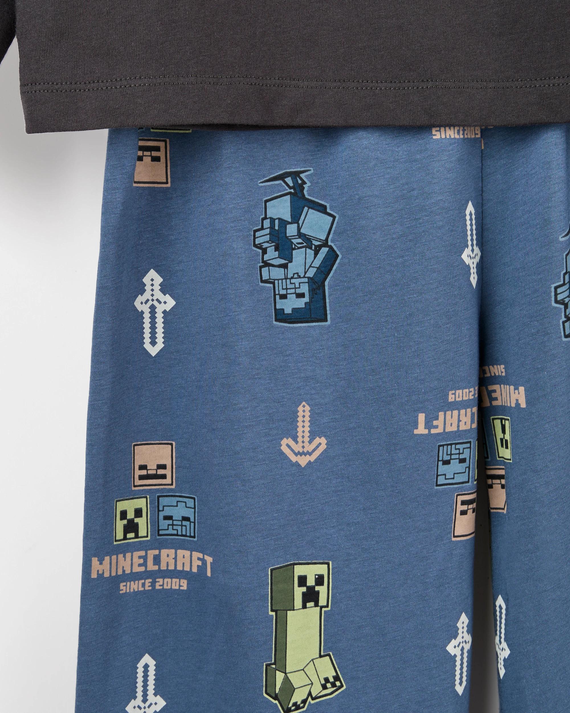 6 Minecraft Australian Cotton Older Boys Jersey Pyjama Set MINECRAFT, 6 of 8