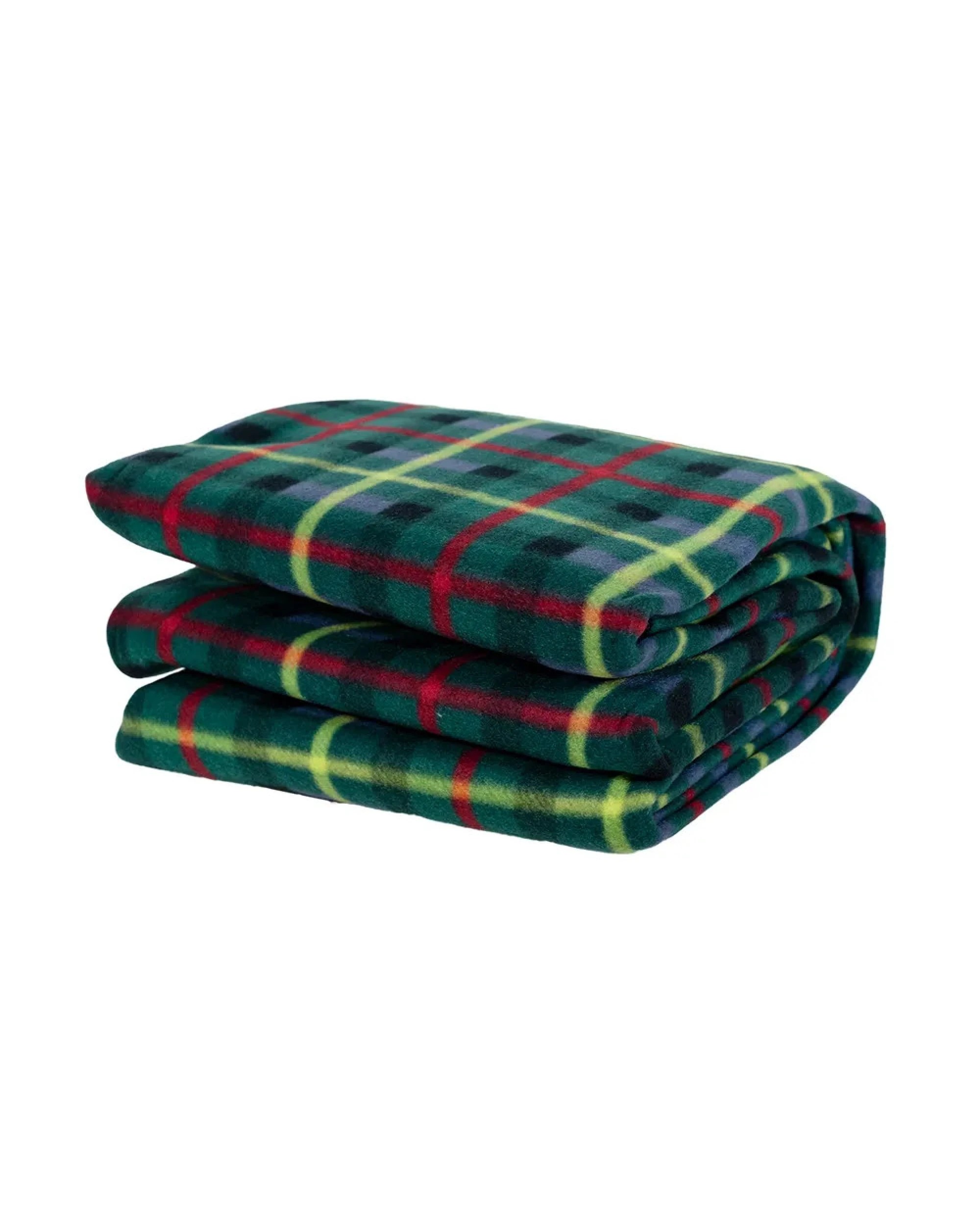 4 BR Outdoor Outdoor Picnic Blanket with Waterproof Fleece Plaid, 4 of 8