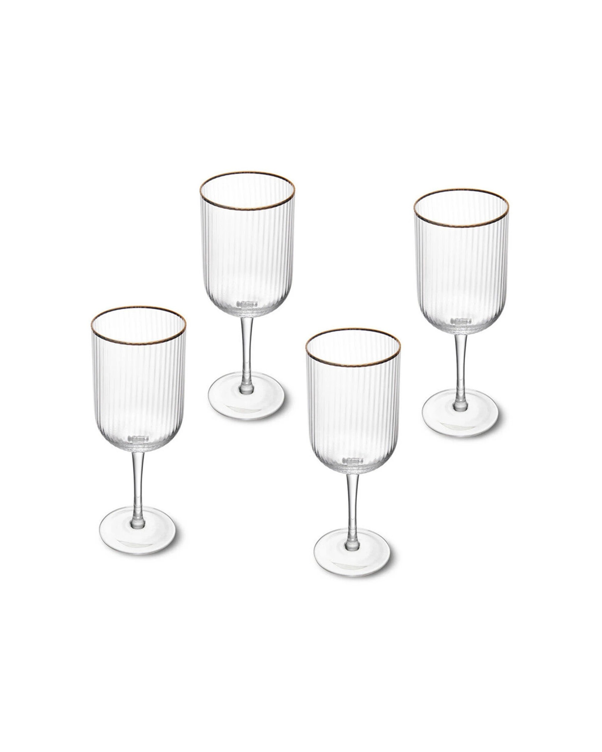 4 Mikasa 4pc Sorrento Crystal Wine Glass Set 450ml - Clear, 4 of 6