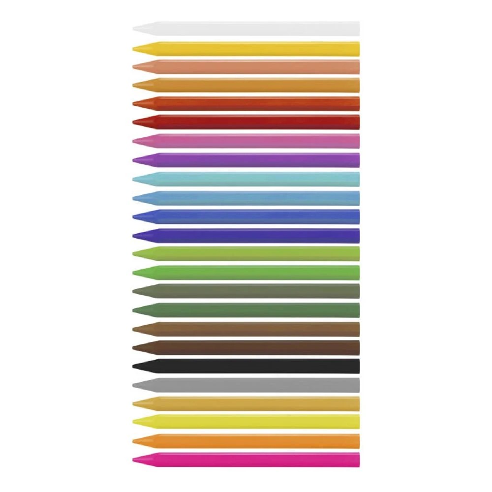 2 Milan Triangular Plastipastel Pencils Assorted 24 Pack, 2 of 8