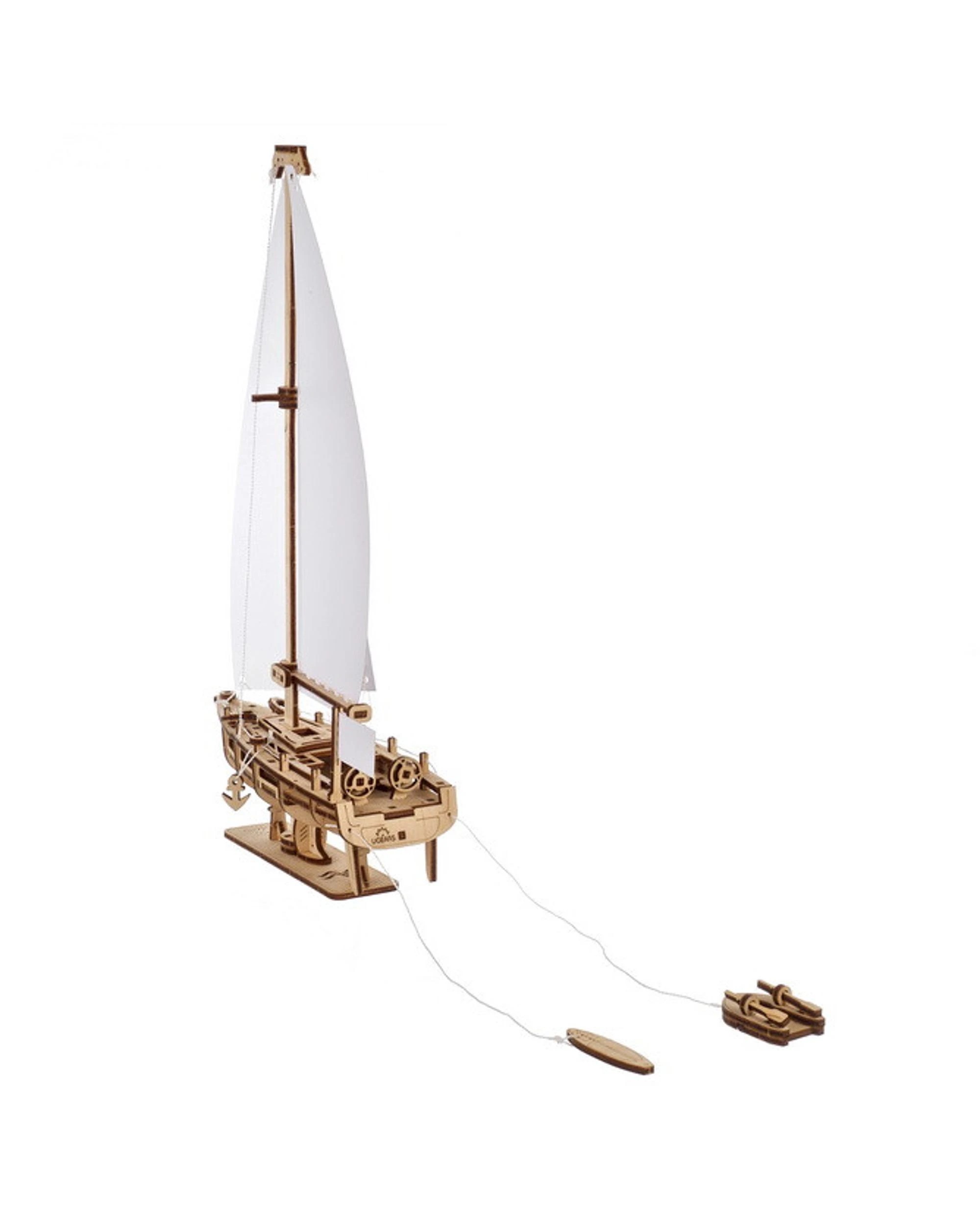 7 UGears Ocean Beauty Yacht Model Kit, 7 of 9