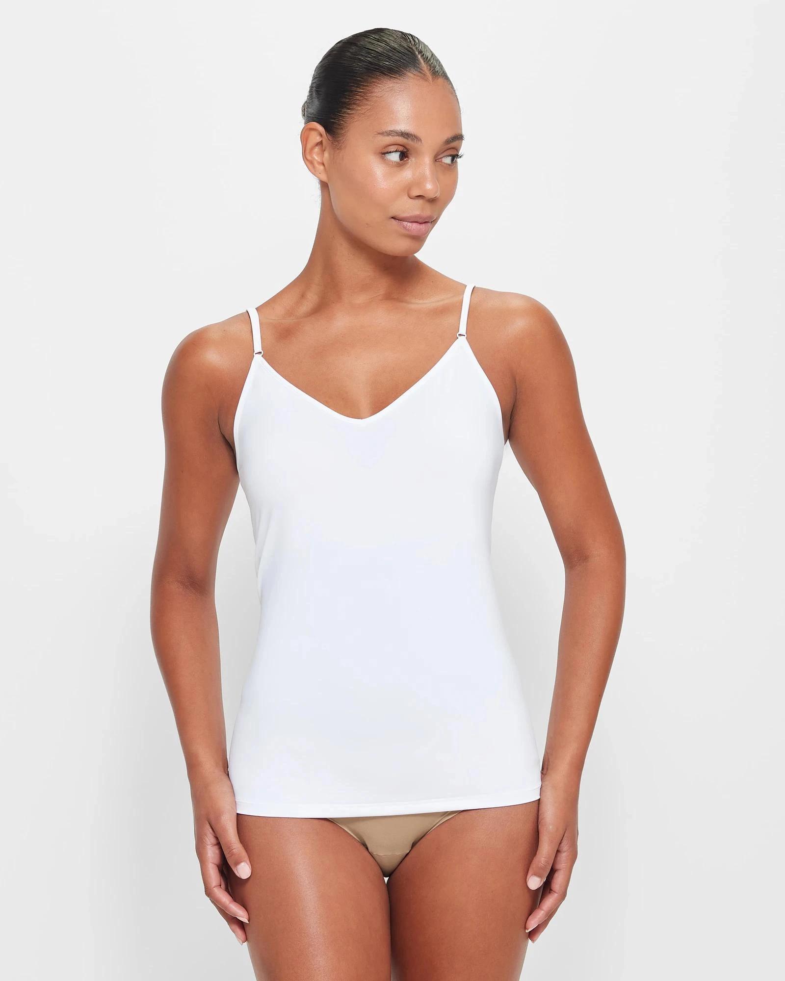 4 Target Microfibre Reversible Cami WHITE, 4 of 8